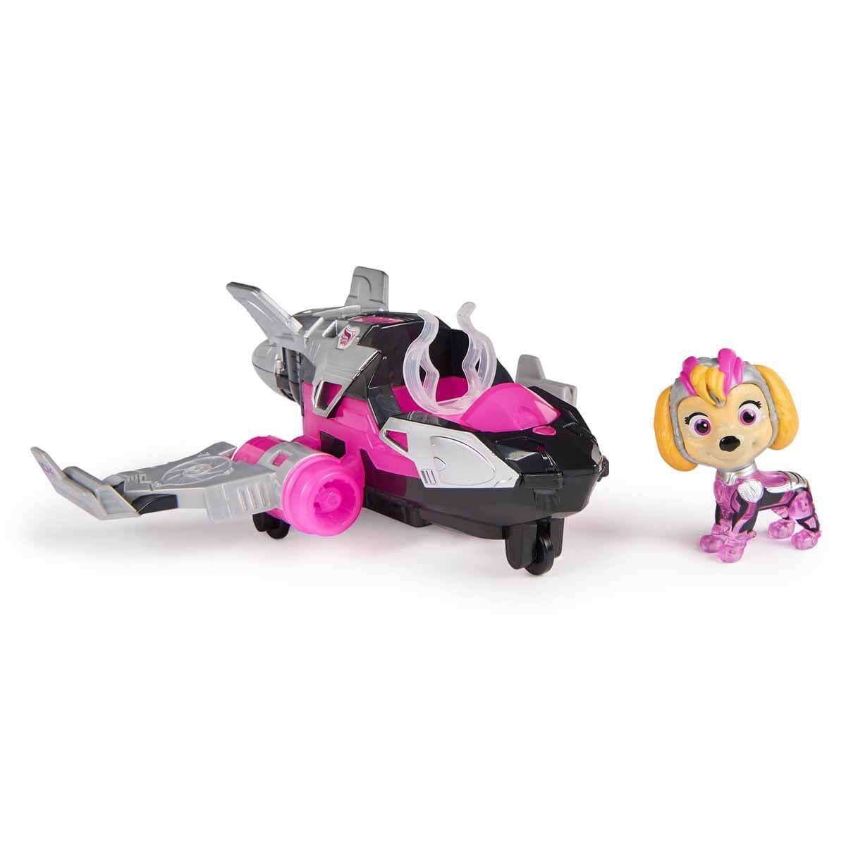 Kolleksiyon Karakterleri, PAW PETROL, Paw Patrol The Mighty Movie Figür ve Araçları 86665 Skye