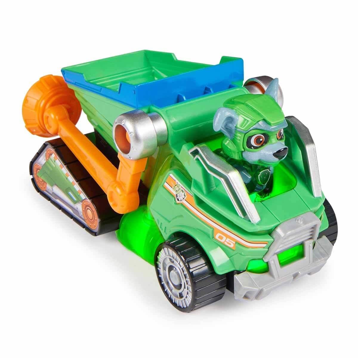 Kolleksiyon Karakterleri, PAW PETROL, Paw Patrol The Mighty Movie Figür ve Araçları 86665 Rocky