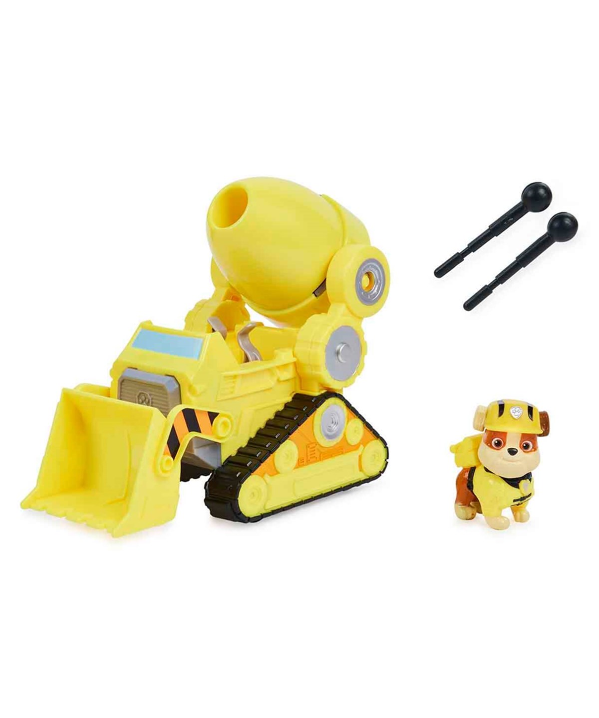 Kolleksiyon Karakterleri, PAW PETROL, Paw Patrol The Movie Deluxe Araçlar 62396 Rubble