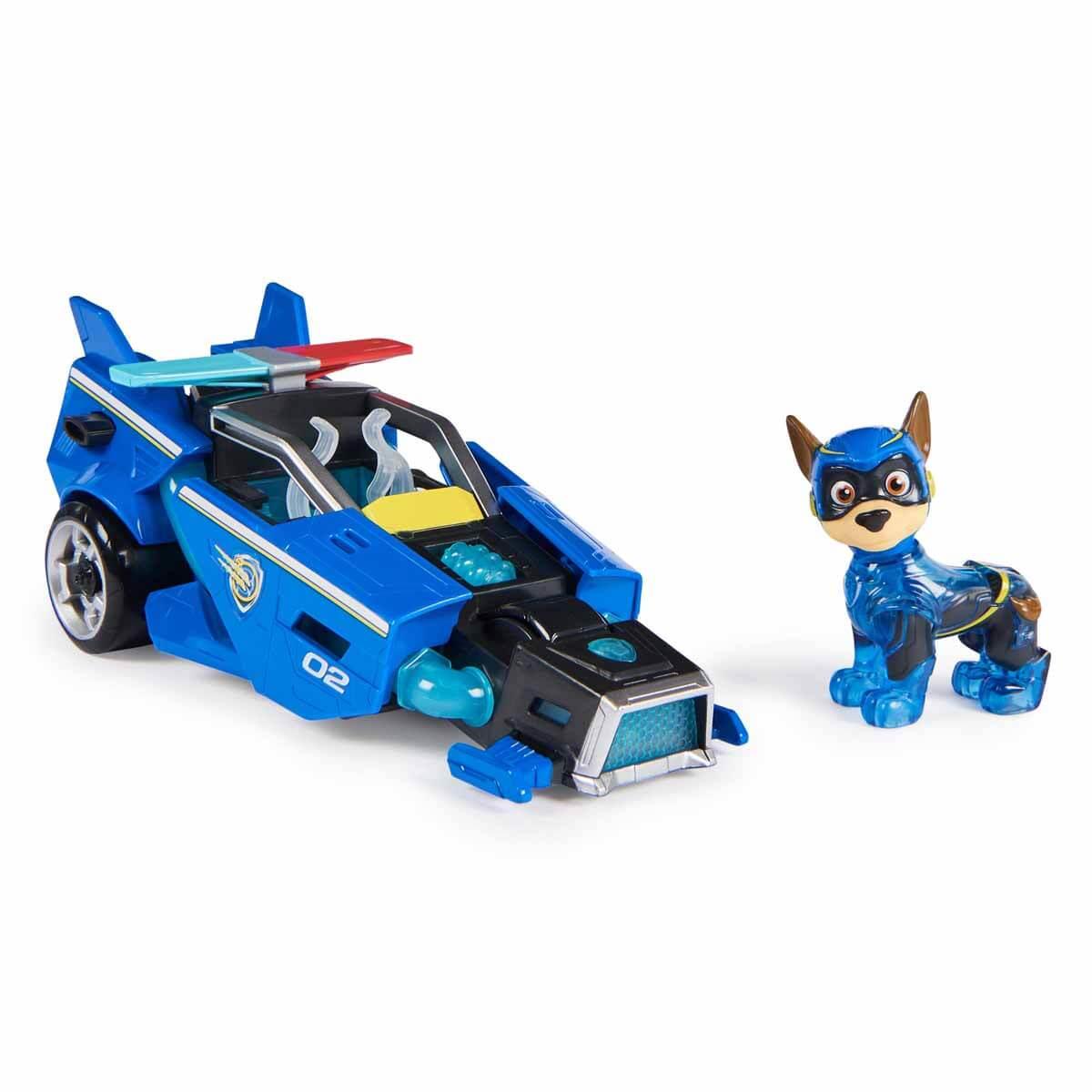 Kolleksiyon Karakterleri, PAW PETROL, Paw Patrol The Mighty Movie Figür ve Araçları 86665 Chase