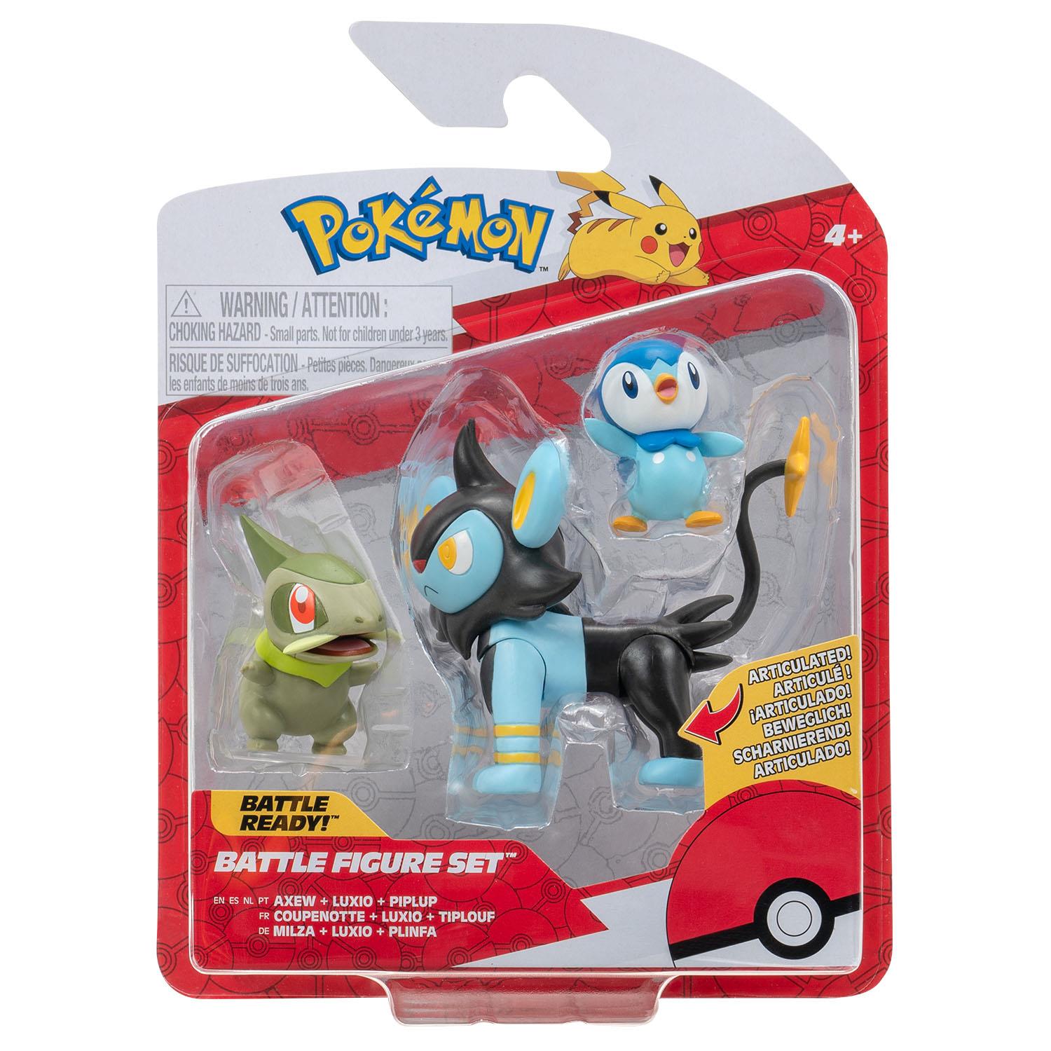 Kolleksiyon Karakterleri, NECOTOYS, Pokemon Battle 3'lü Figür Seti PKW3043