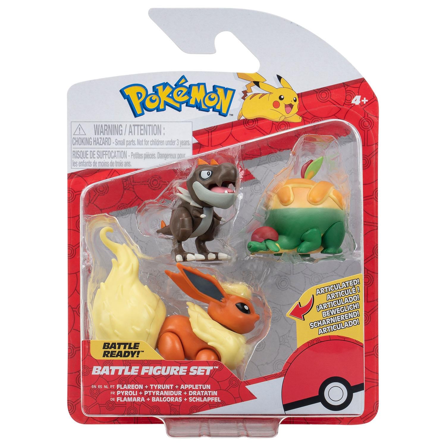 Kolleksiyon Karakterleri, NECOTOYS, Pokemon Battle 3'lü Figür Seti PKW3047