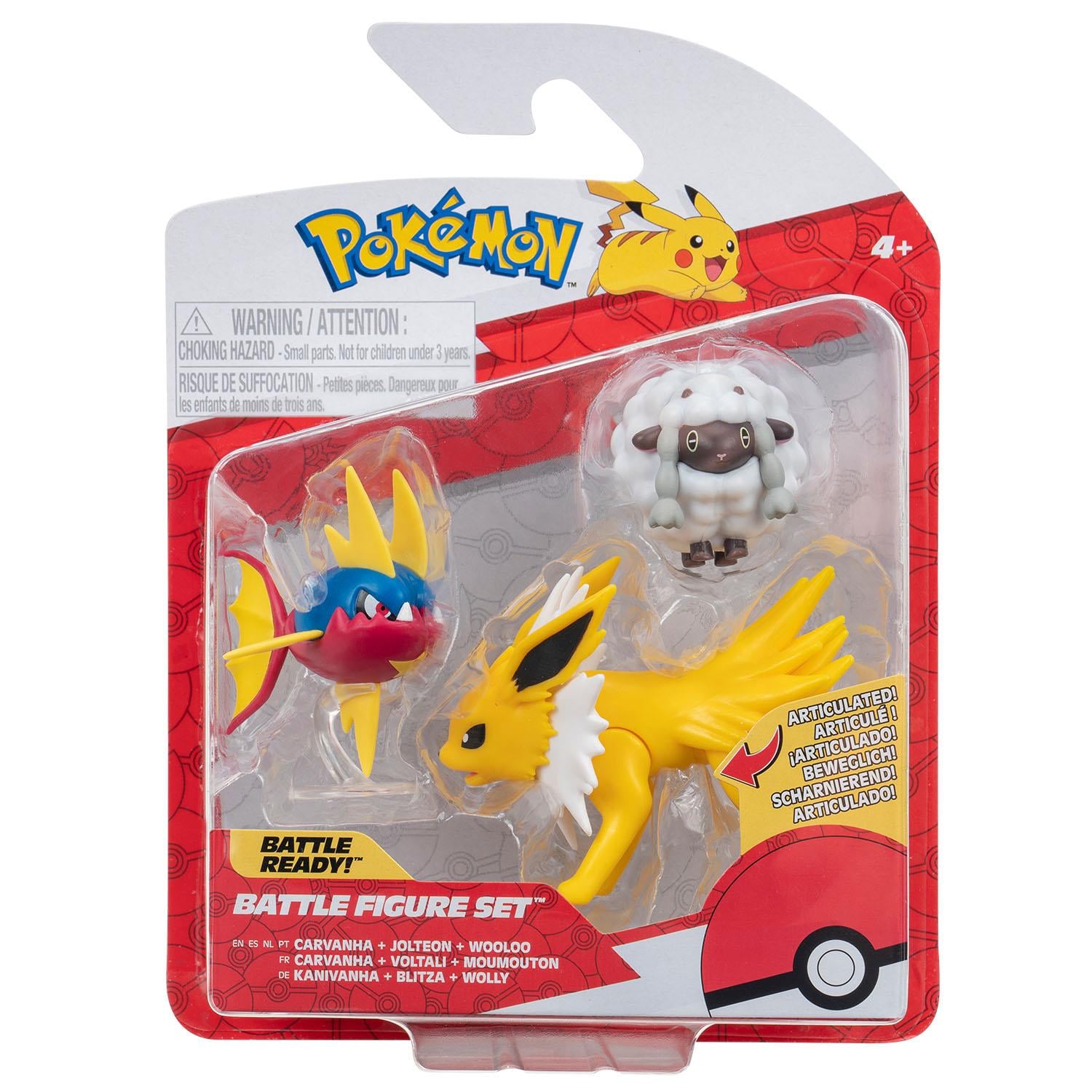 Kolleksiyon Karakterleri, NECOTOYS, Pokemon Battle 3'lü Figür Seti PKW3050