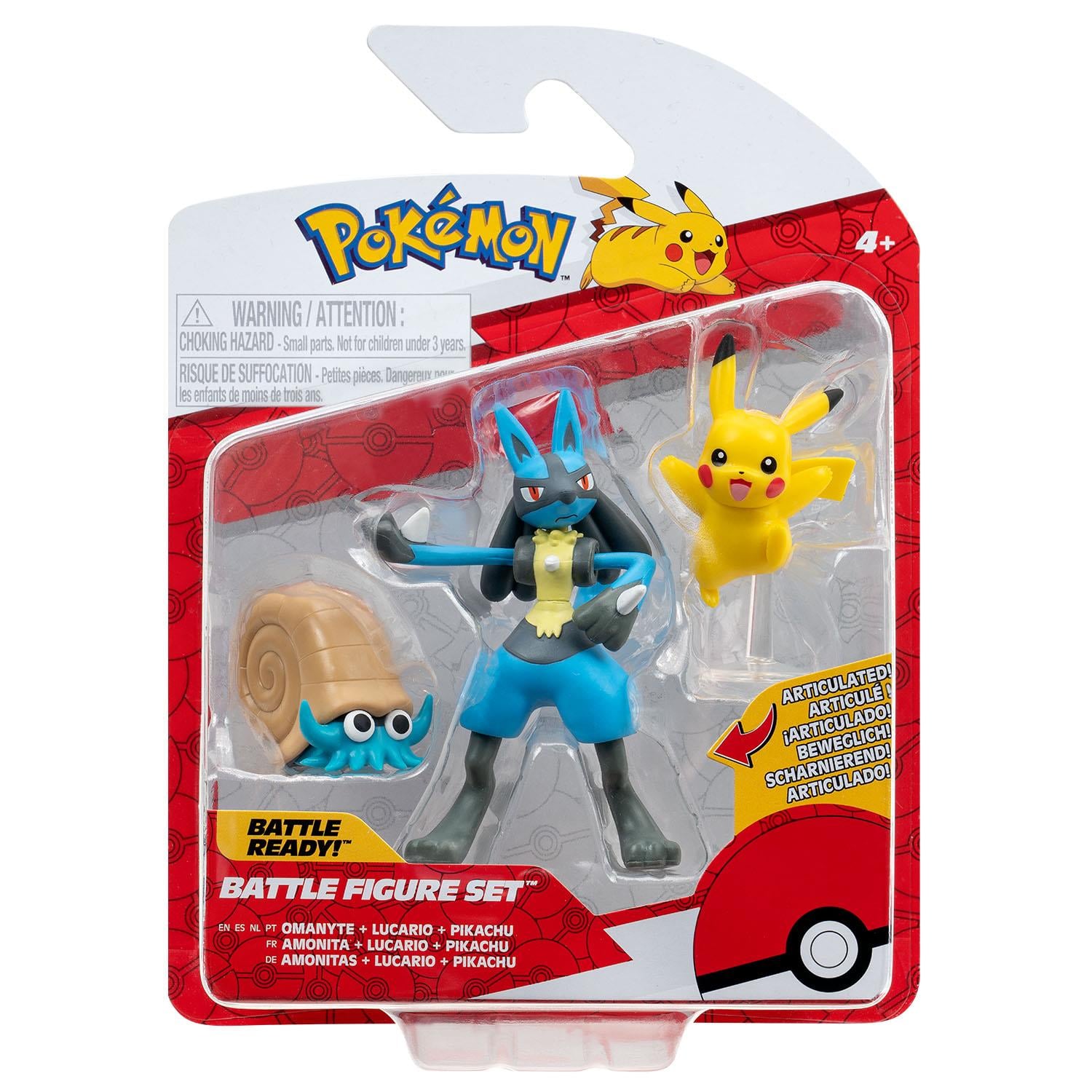 Kolleksiyon Karakterleri, NECOTOYS, Pokemon Battle 3'lü Figür Seti PKW3054
