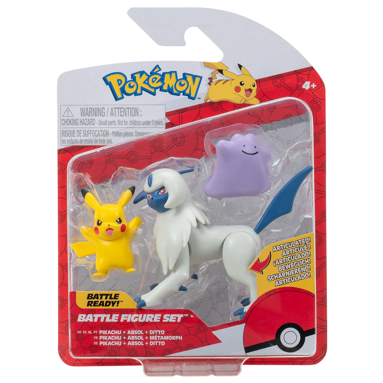 Kolleksiyon Karakterleri, NECOTOYS, Pokemon Battle 3'lü Figür Seti PKW3044