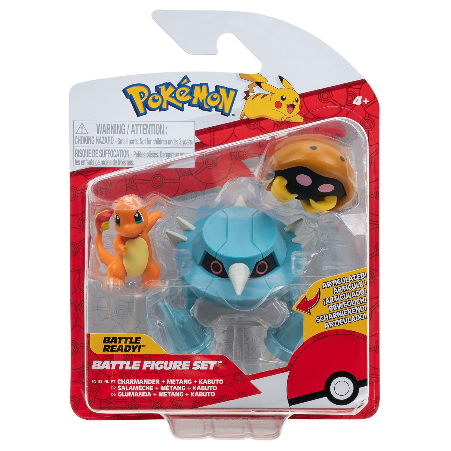 Kolleksiyon Karakterleri, NECOTOYS, Pokemon Battle 3'lü Figür Seti PKW3052