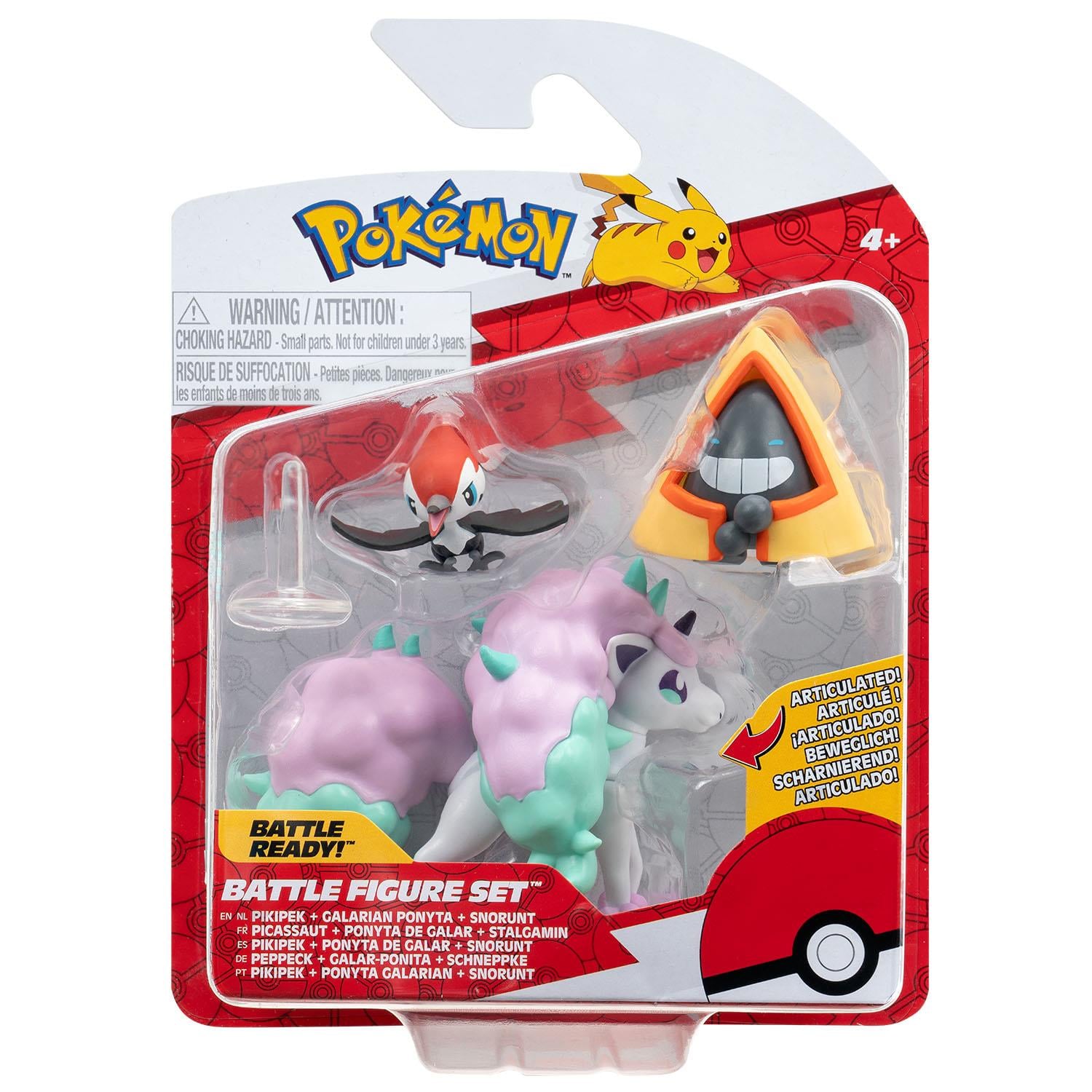 Kolleksiyon Karakterleri, NECOTOYS, Pokemon Battle 3'lü Figür Seti PKW3053