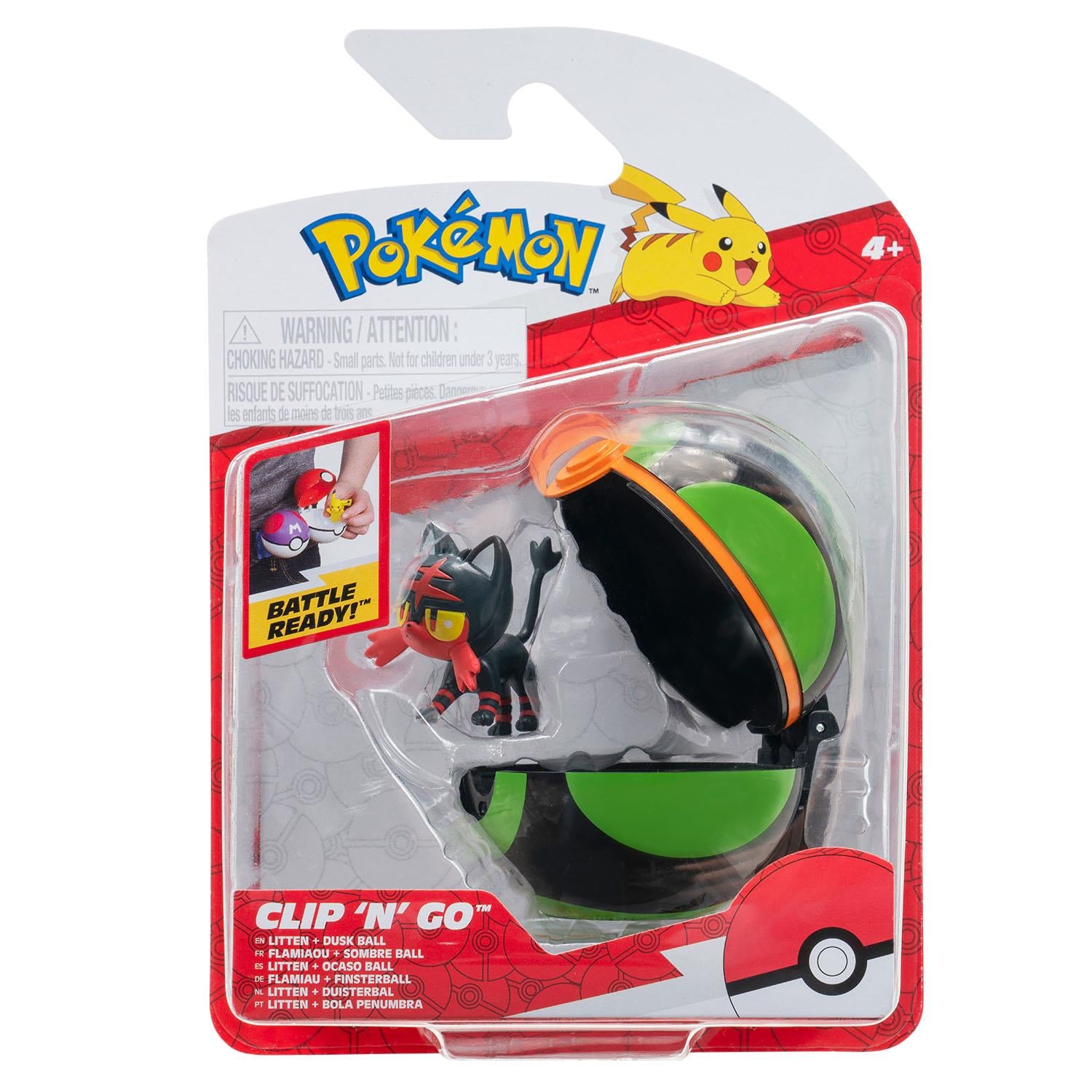 Kolleksiyon Karakterleri, NECOTOYS, Pokemon Clip 'N' Go Seri 16 - Litten PKW3147