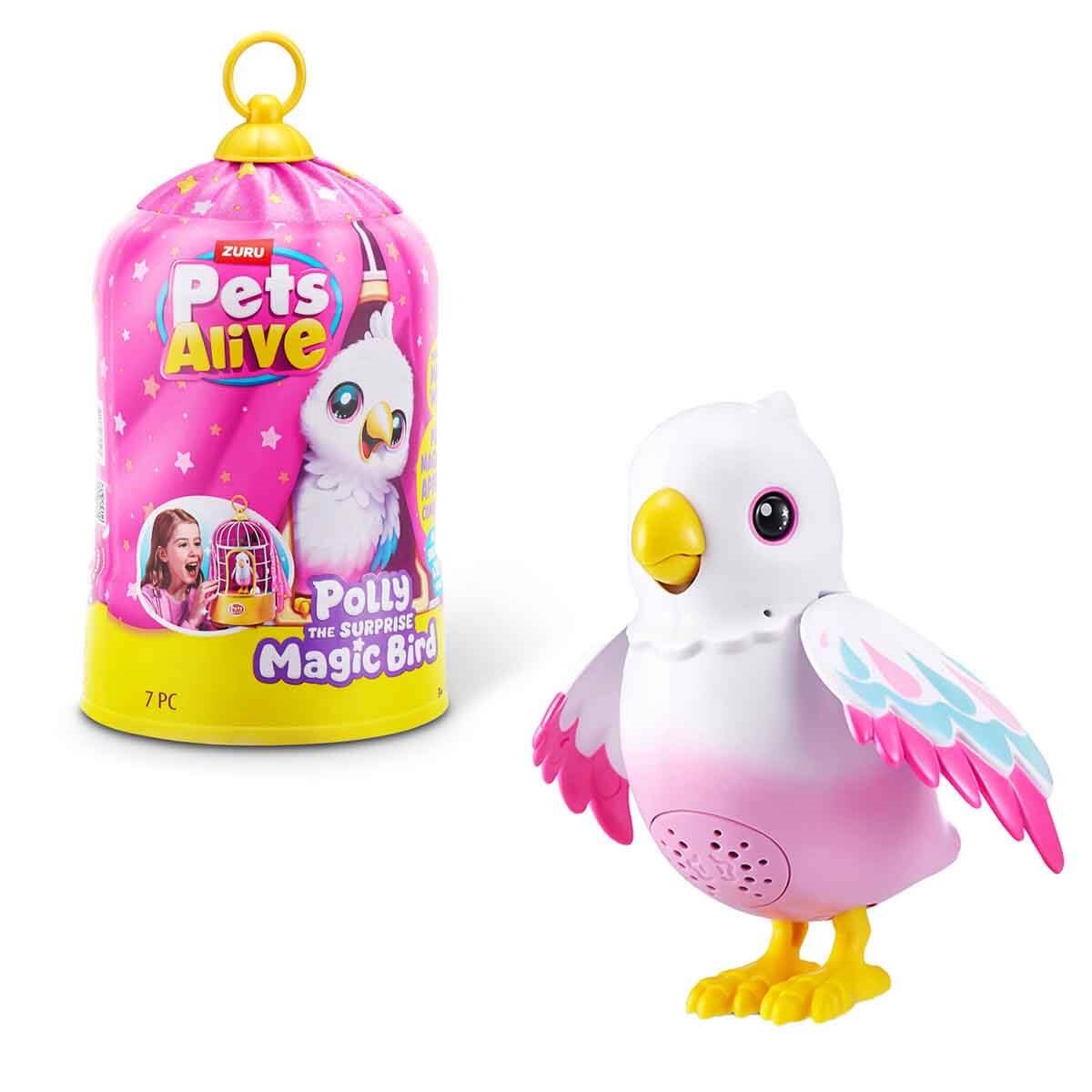 Kolleksiyon Karakterleri, Giochi Preziosi, Sesli Pets Alive Sihirli Kuş Polly PEL08000