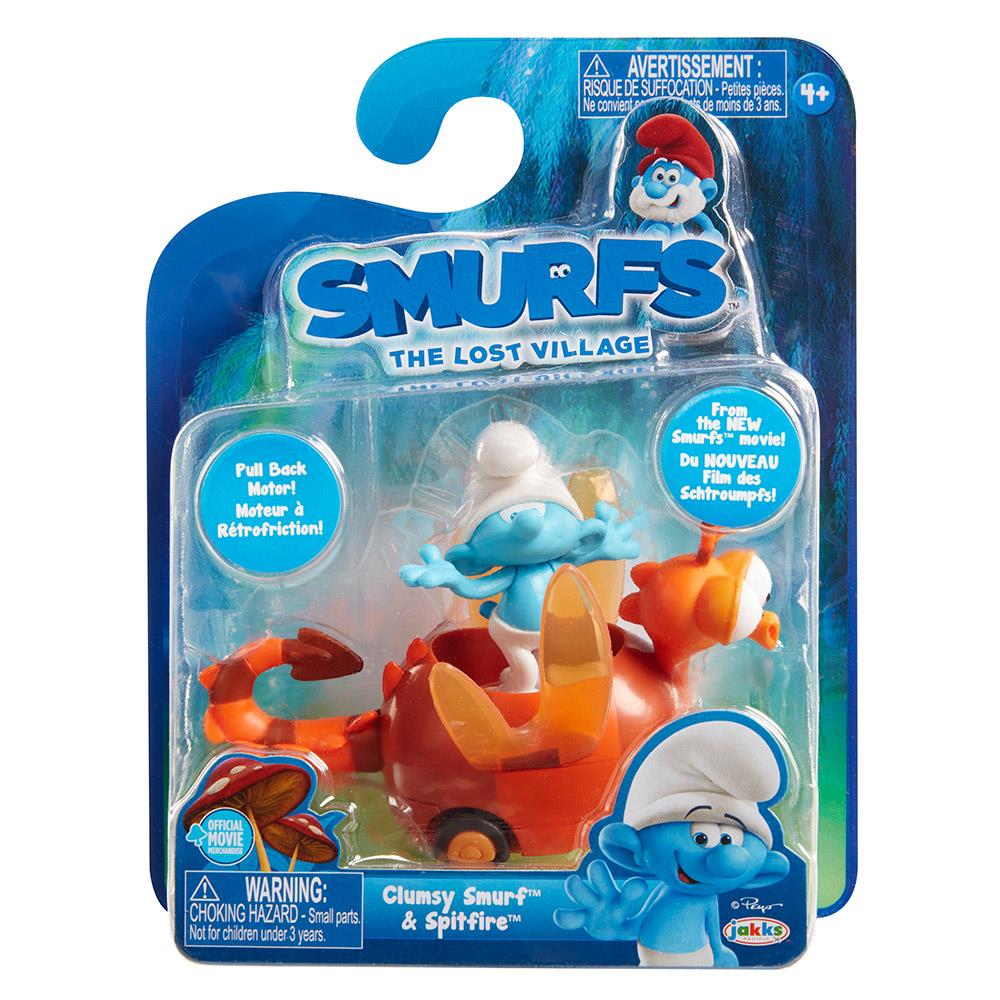 Kolleksiyon Karakterleri, NECOTOYS, Şirinler Kayıp Köy Sakar Şirin Araç ve Figür Seti