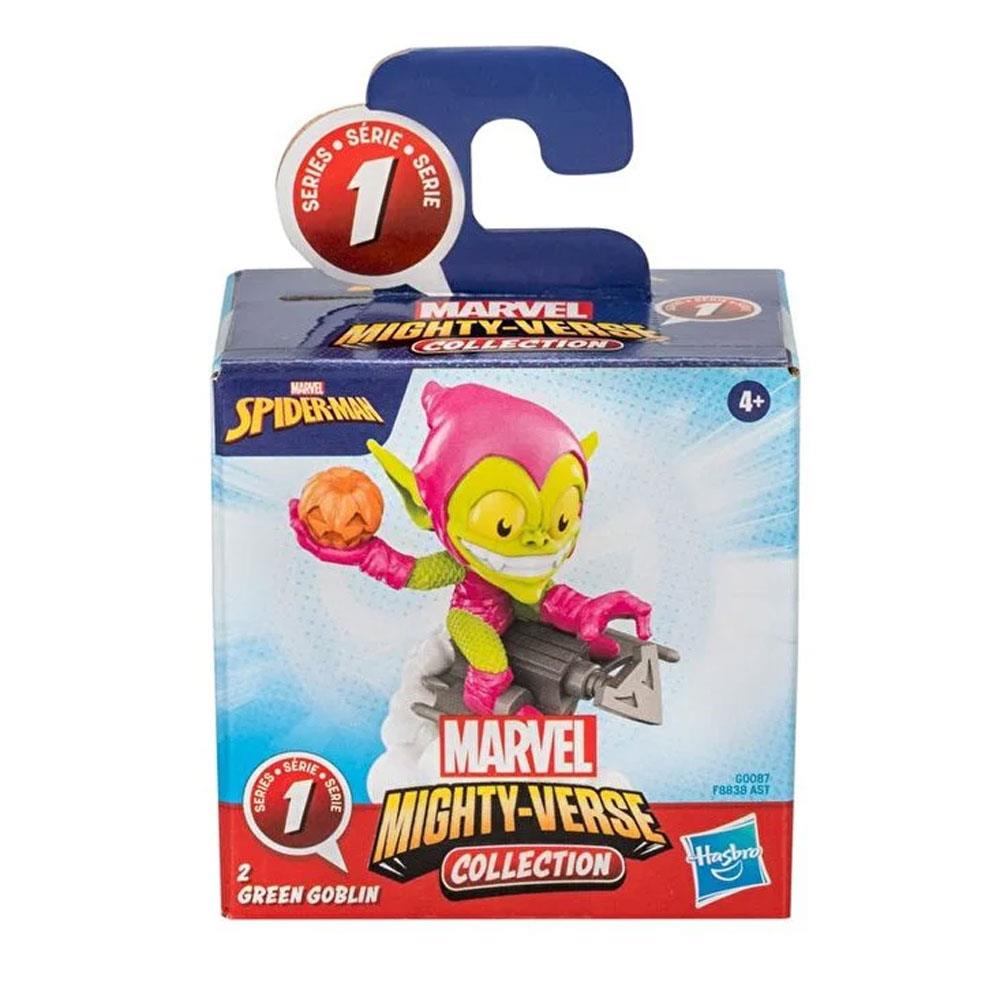 Kolleksiyon Karakterleri, Marvel Avengers, Spider Man Mighty Verse Aksiyon Figür Green Goblin F8838 G0087