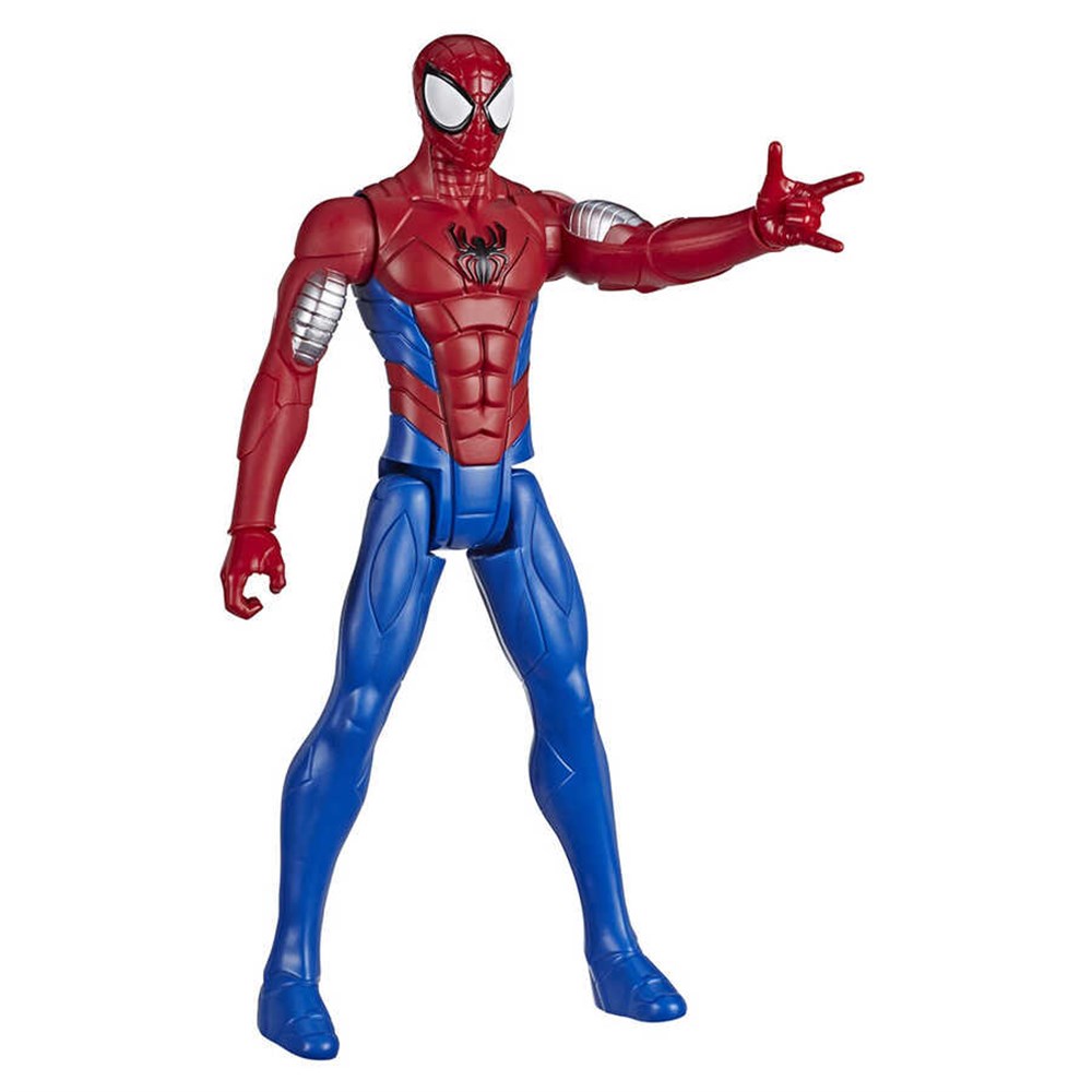 Kolleksiyon Karakterleri, AVENGERS, Spiderman Titan Hero Web Warriors Figür E7329 E8522 Armored Spider Man