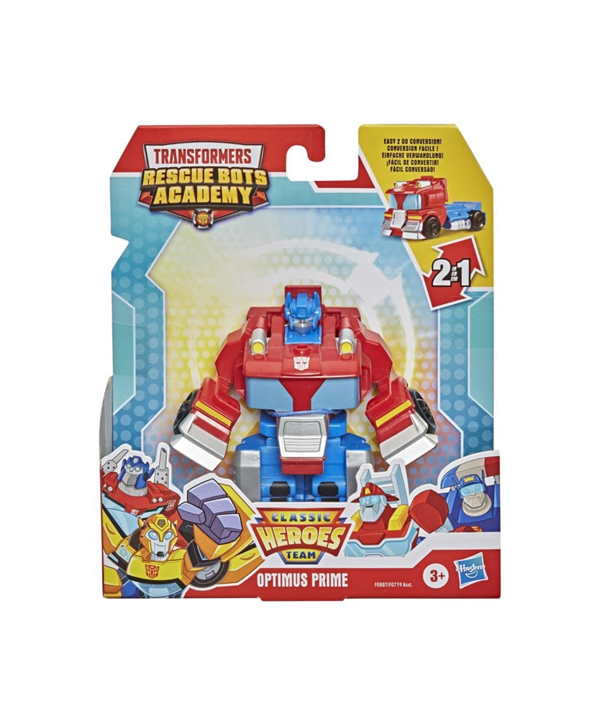 Kolleksiyon Karakterleri, Transformers, Transformers Rescue Bots Kahraman Takımı F0719 F0887 Optimus Prime