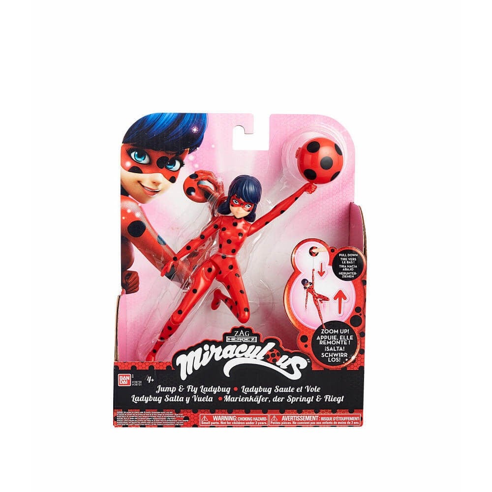Kolleksiyon Karakterleri, Uğur Böceği - Miraculous, Uğur Böceği Miraculous Figürleri 19 cm. - Jump & Fly Ladybug
