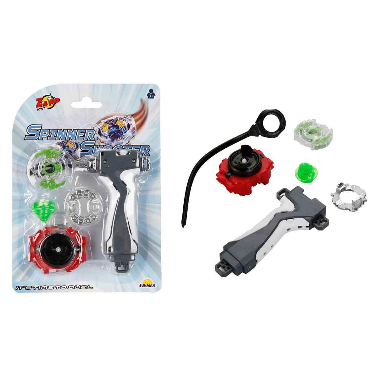 Kolleksiyon Karakterleri, Sunman, Zapp Toys Tabancalı Topaç 45213 Yeşil Topaç