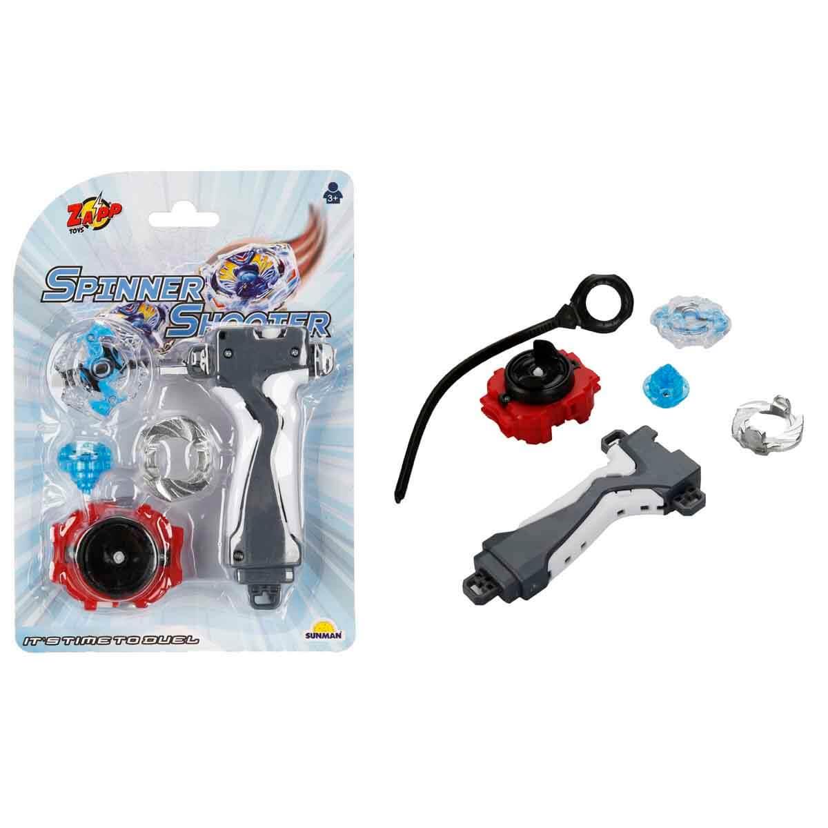 Kolleksiyon Karakterleri, Sunman, Zapp Toys Tabancalı Topaç 45213 Açık Mavi Topaç