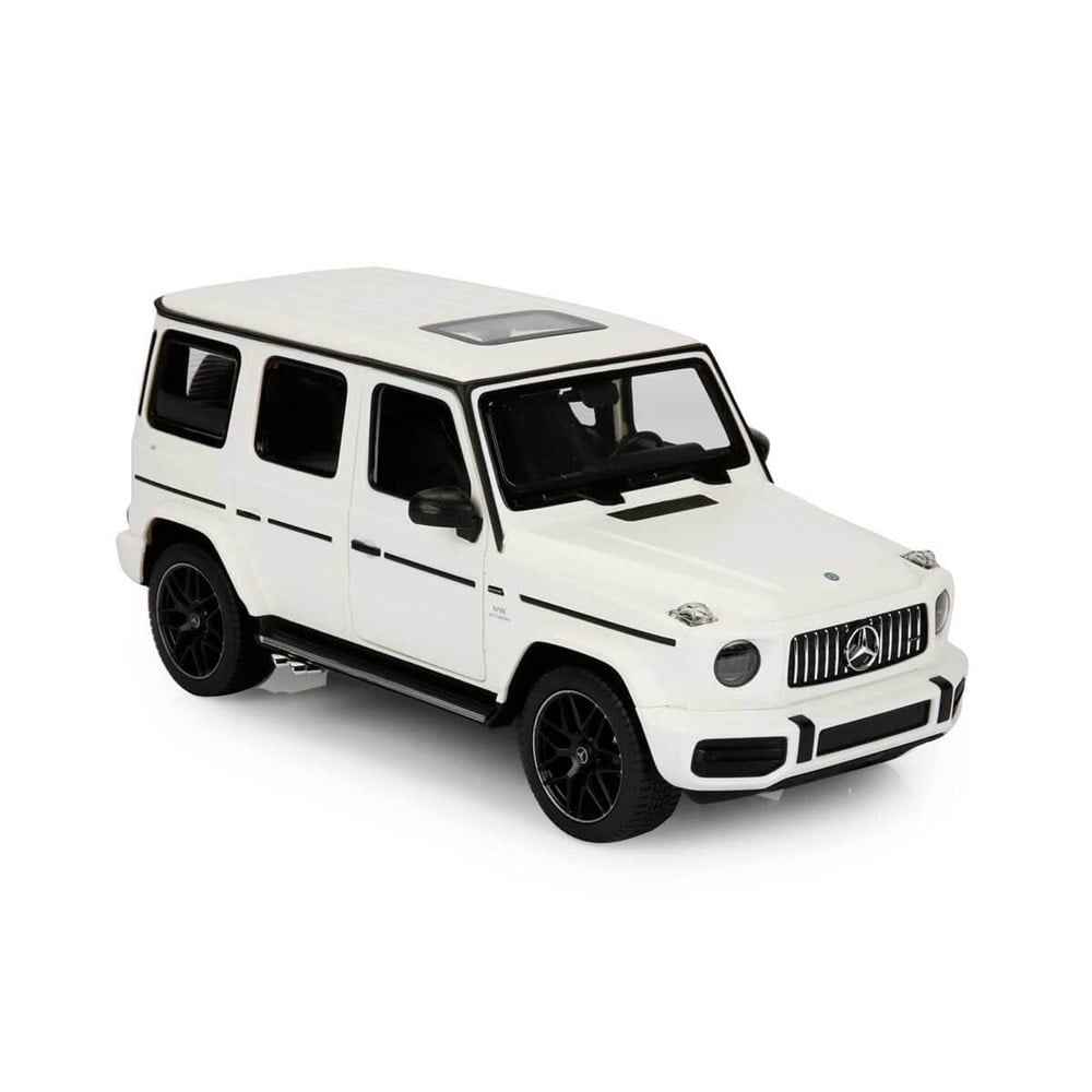 Kumandalı Arabalar, Sunman, 1:14 Mercedes Benz G63 AMG Işıklı Uzaktan Kumandalı Araba 15228 Beyaz