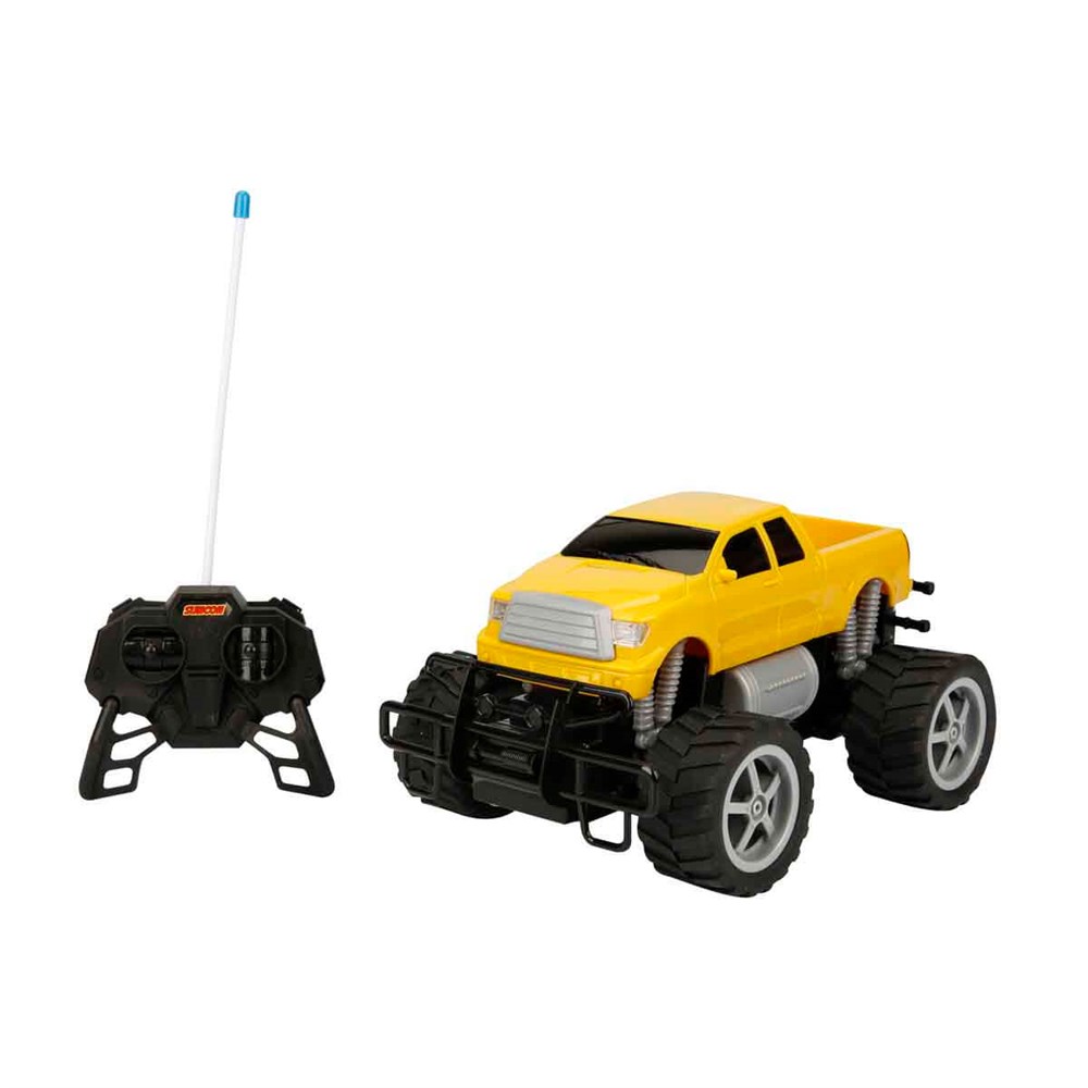 Kumandalı Arabalar, Sunman, 1:18 Uzaktan Kumandalı Araba Jumbo Wheels Usb Şarjlı Araba - Sarı Jeep