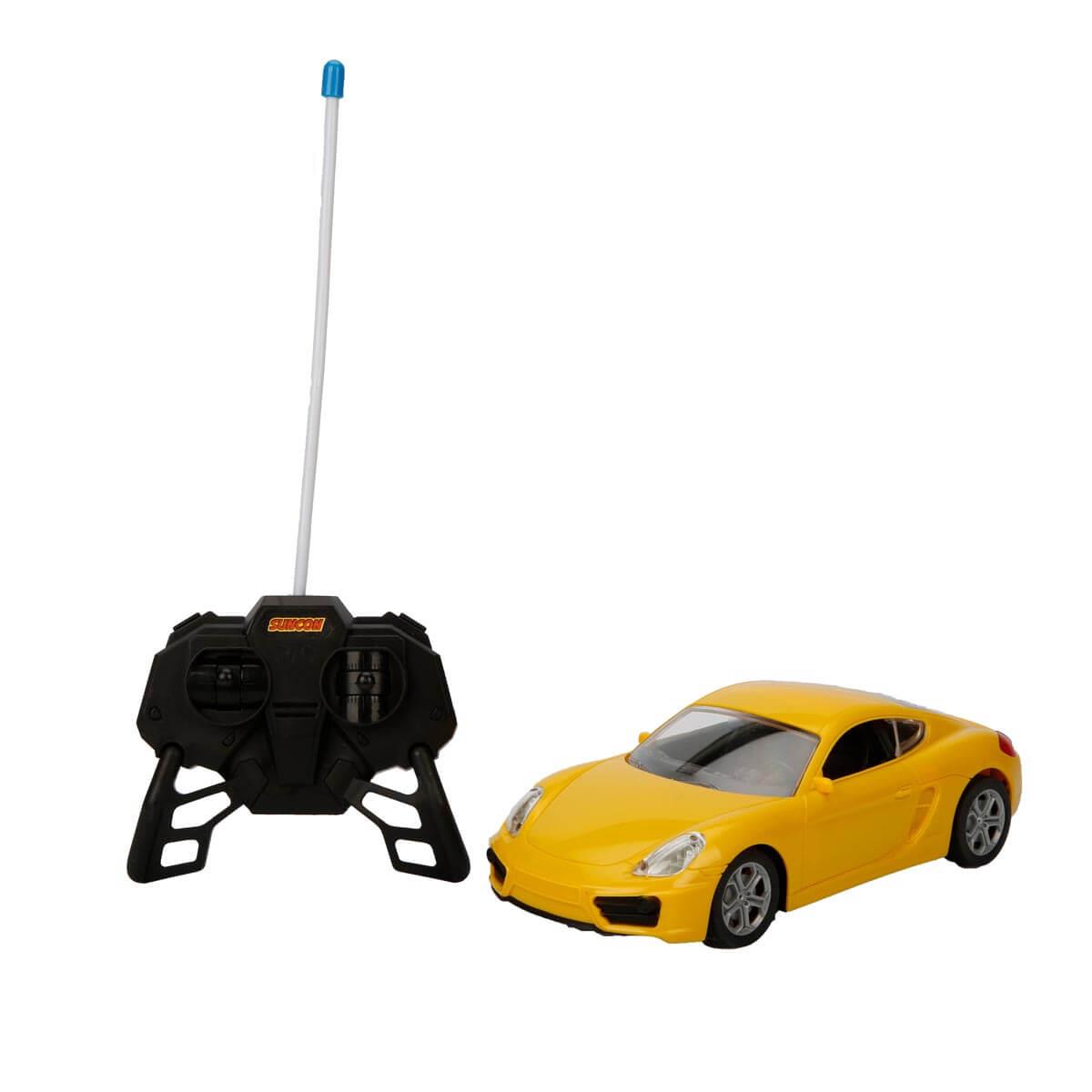 Kumandalı Arabalar, Sunman, 1:20 Suncon Aztec Uzaktan Kumandalı Spor Araba 20 cm 23853 Sarı