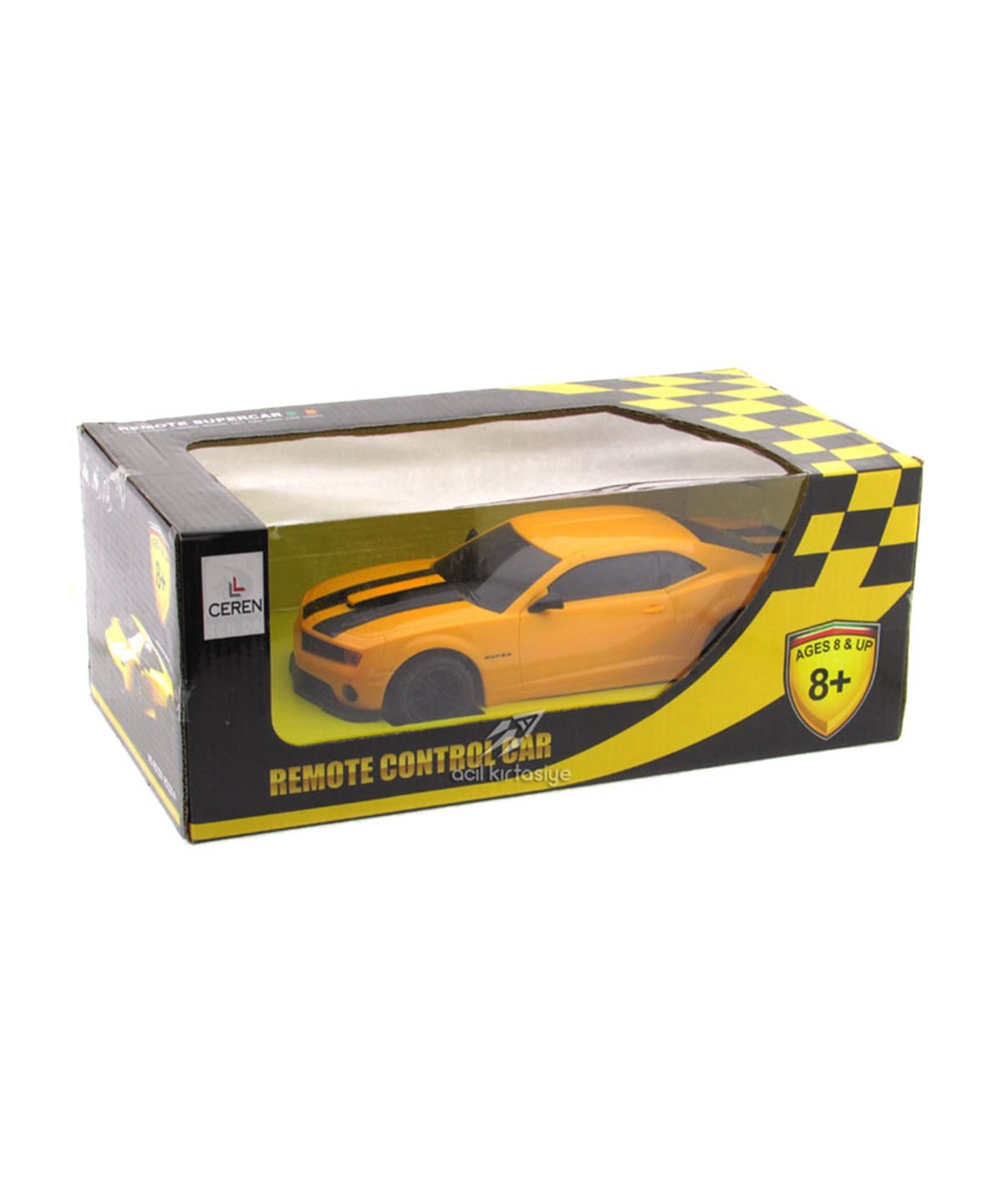 Kumandalı Arabalar, Ceren, C-TOY Supercar Rd-320 Uzaktan Kumandalı Şarjlı Araba 23168 Sarı Renk