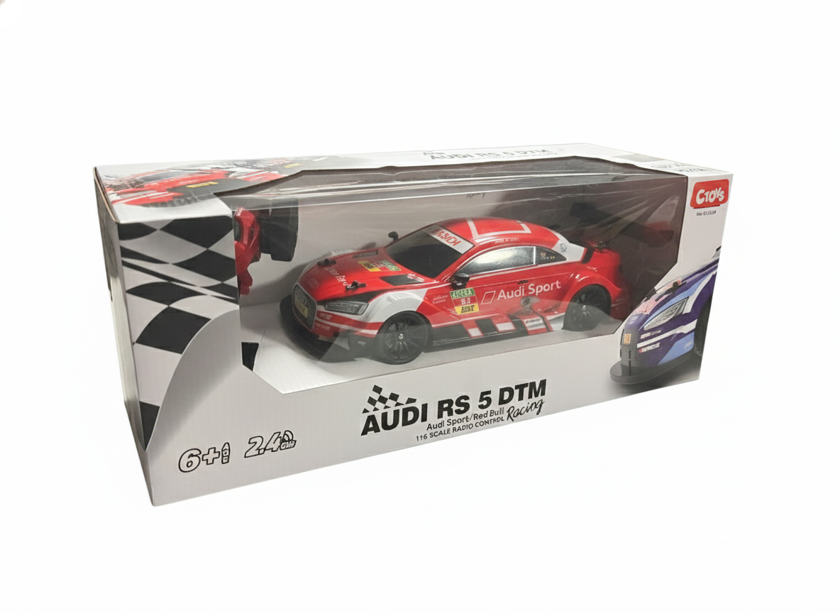 Kumandalı Arabalar, Ceren, CTOY 1:16 Audi RS 5 DTM Uzaktan Kumandalı Yarış Arabası 04945 Kırmızı
