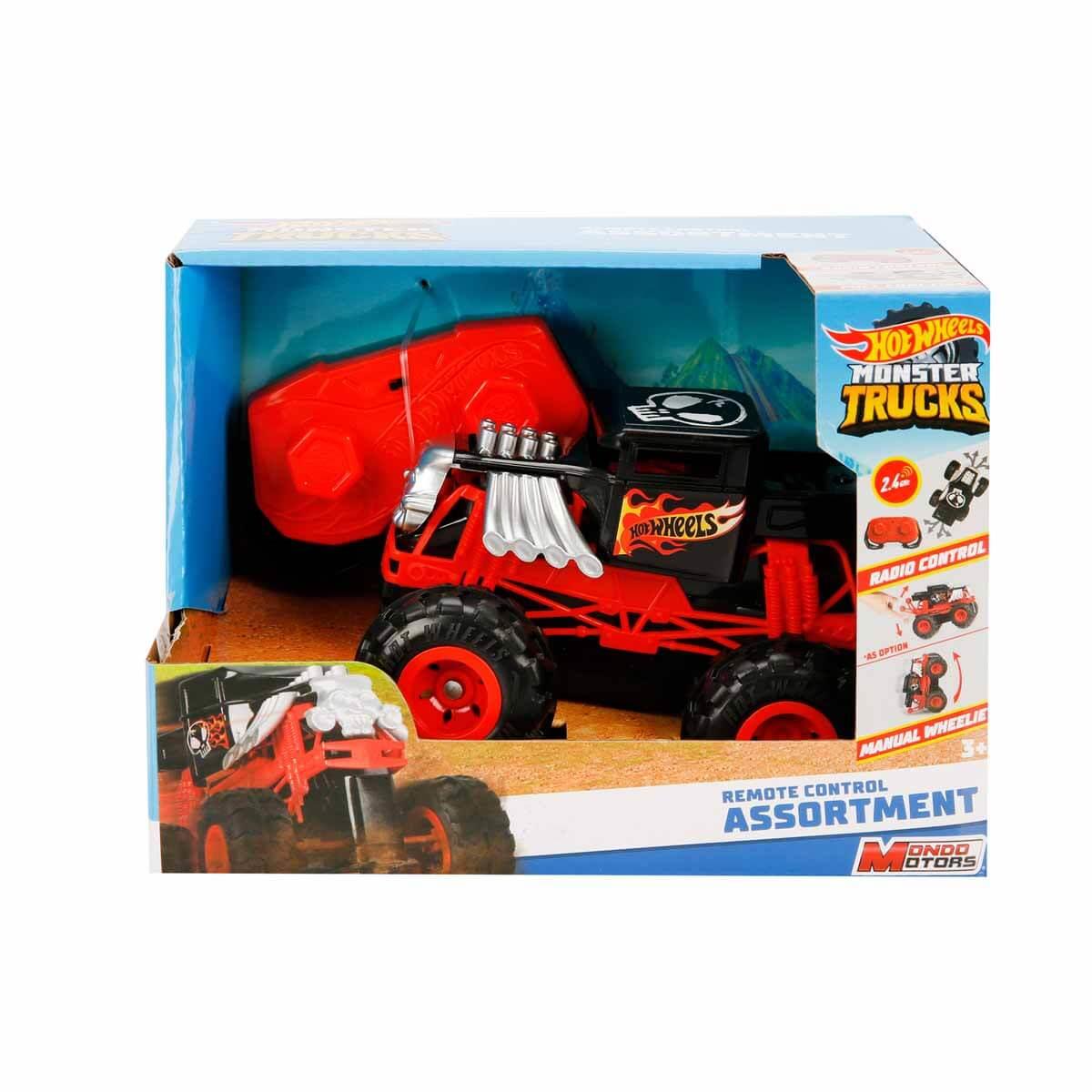 Kumandalı Arabalar, Sunman, Hot Wheels Mini Monster Trucks Uzaktan Kumandalı Arabalar 36839 Bone Shaker