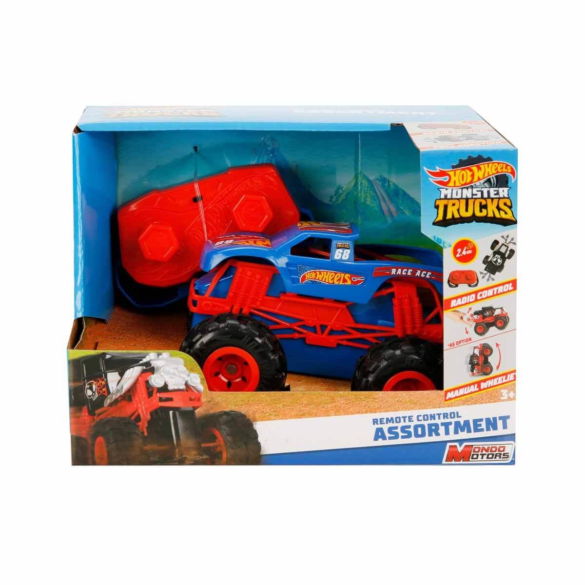 Kumandalı Arabalar, Sunman, Hot Wheels Mini Monster Trucks Uzaktan Kumandalı Arabalar 36839 Race Ace