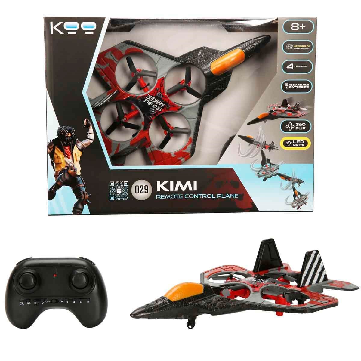 Kumandalı Arabalar, Sunman, KOO Işıklı USB Şarjlı Uzaktan Kumandalı Uçak 10344 Kimi 029