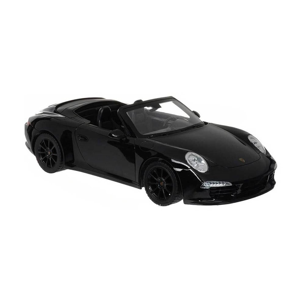 Kumandalı Arabalar, Sunman, Rastar 1:12 Porsche 911 Carrera S Uzaktan Kumandalı Işıklı Araba 06998 Siyah