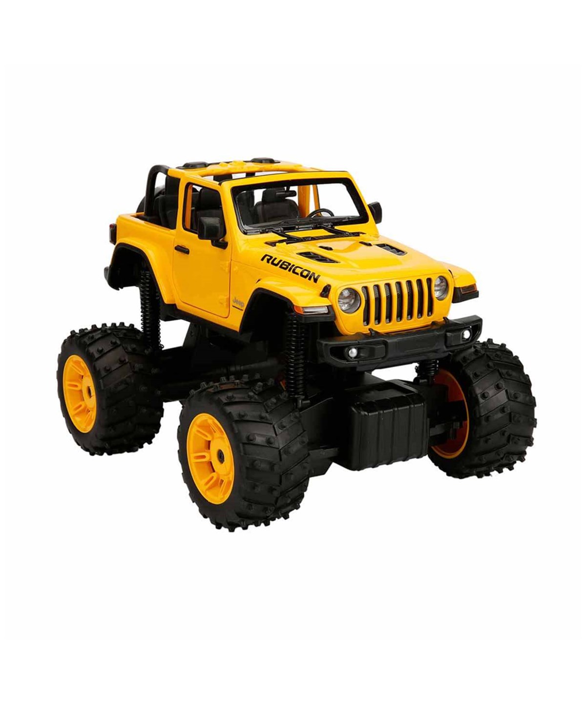 Kumandalı Arabalar, Sunman, Rastar 1:14 Jeep Wrangler Rubicon Uzaktan Kumandalı Araba 28 cm 16119 Sarı Renk