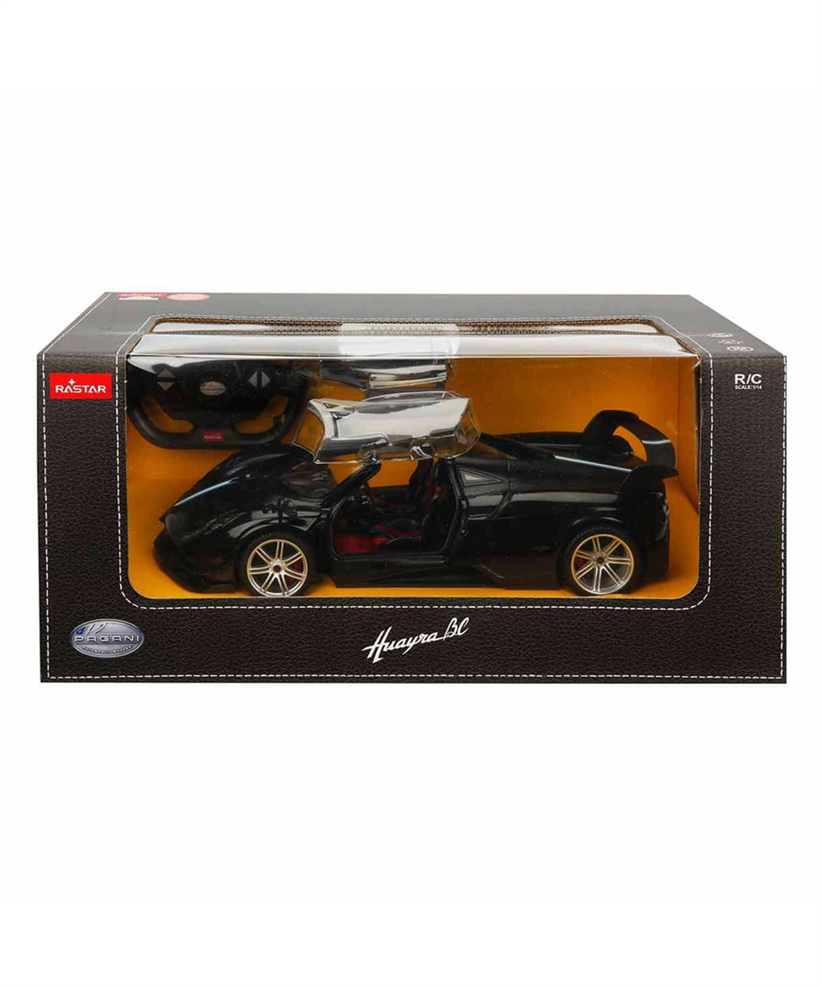 Kumandalı Arabalar, Sunman, Rastar 1:14 Pagani Huayra BC Uzaktan Kumandalı Işıklı Araba 11206 Siyah