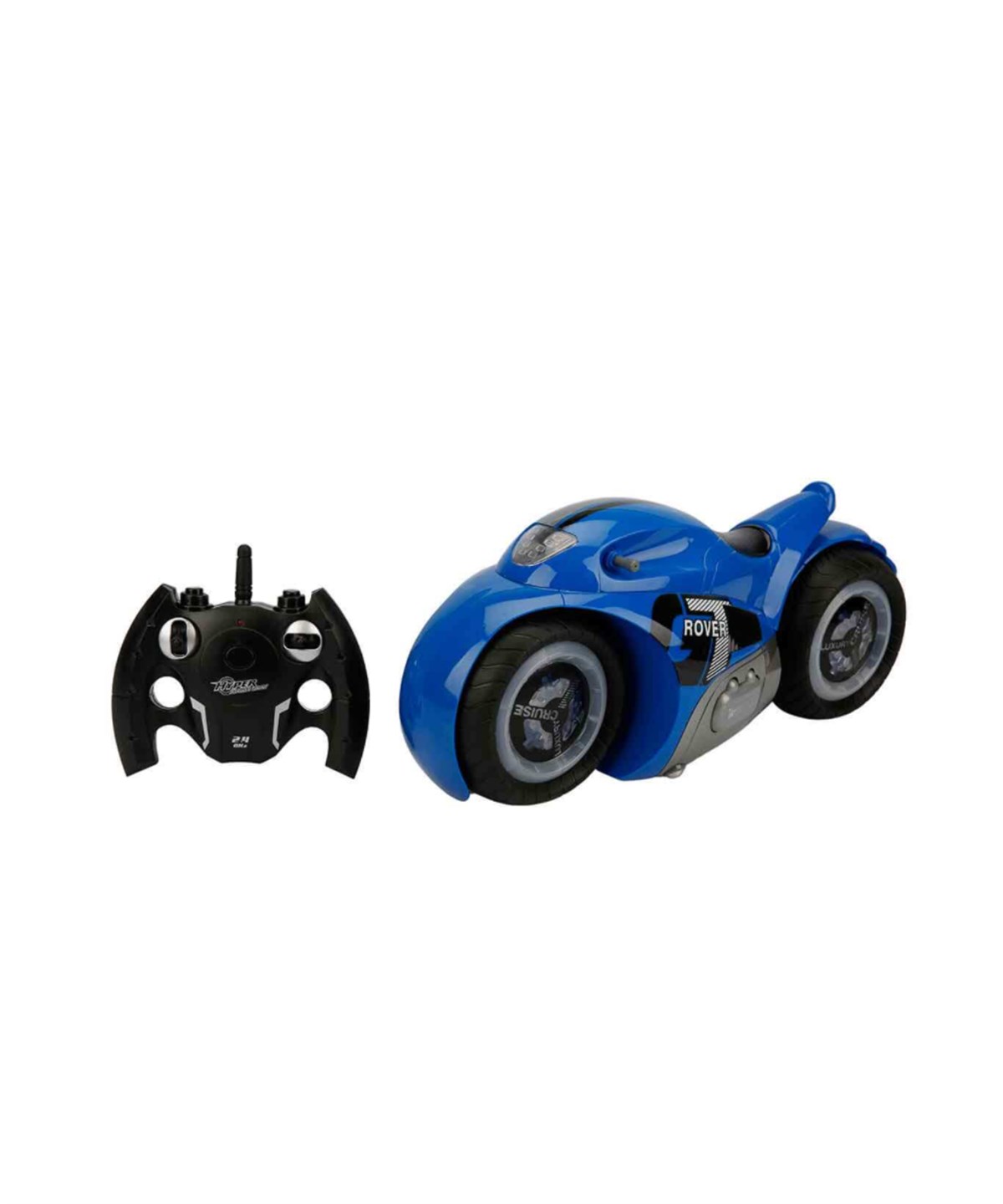 Kumandalı Arabalar, Sunman, Stunt Uzaktan Kumandalı Motosiklet 36 cm 25390 Mavi
