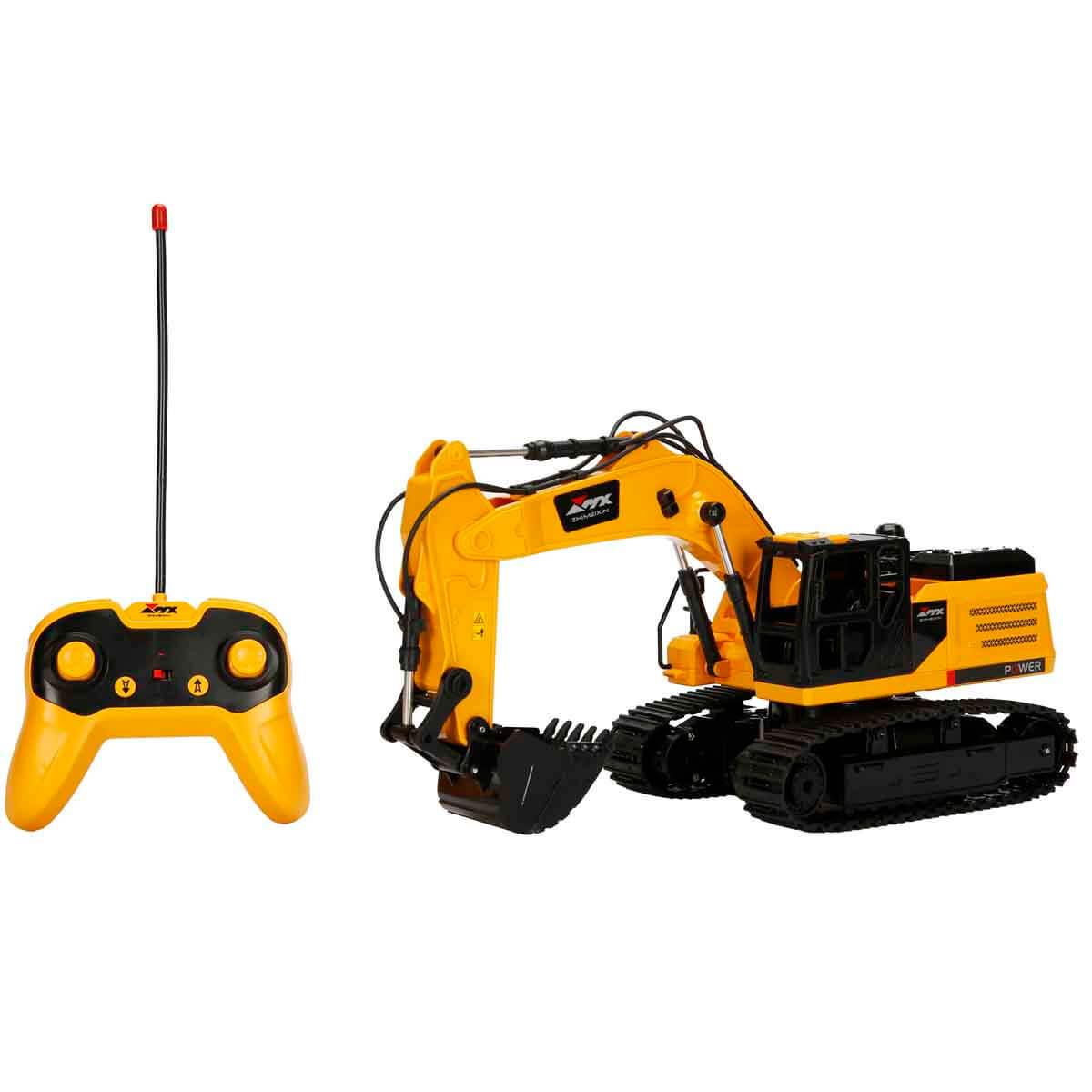 Kumandalı Arabalar, Sunman, Suncon Işıklı USB Şarjlı Uzaktan Kumandalı Ekskavatör 40 cm
