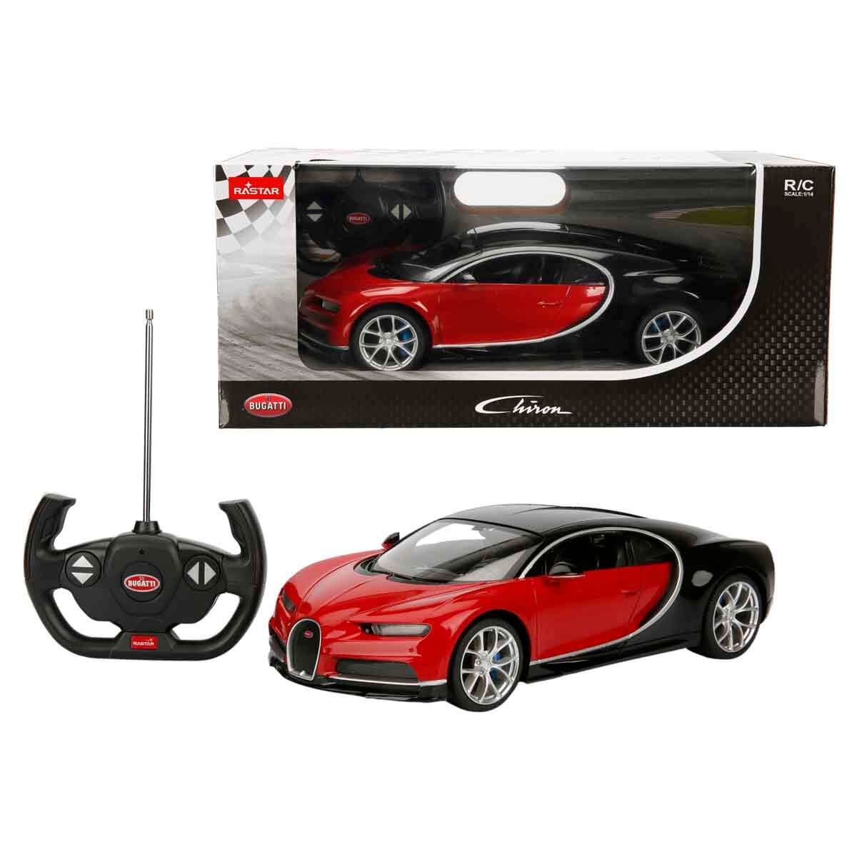 Kumandalı Arabalar, Sunman, Sunman Rastar 1:14 Bugatti Chiron Uzaktan Kumandalı Işıklı Araba 11503 Kırmızı