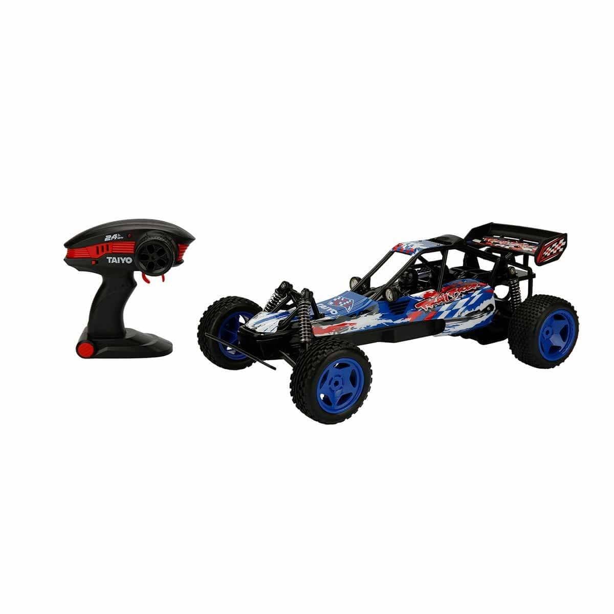 Kumandalı Arabalar, Sunman, Sunman Taiyo 1:8 Trail Racer 2.4GHZ.7.4V Şarjlı Uzaktan Kumandalı Araba 15090 Mavi