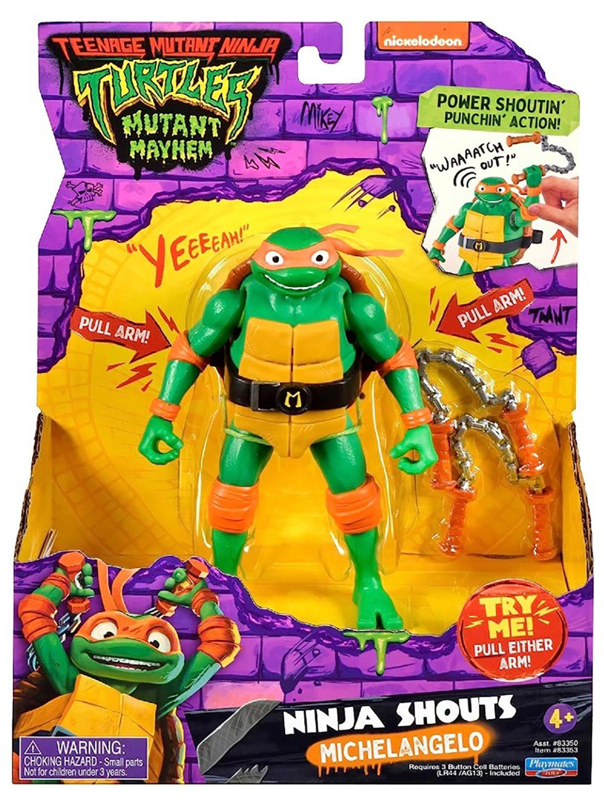 Kumandalı Arabalar, Ninja Turtles, TMNT Ninja Turtles Delüks Aksiyon Figürler TU800000 Michalengelo