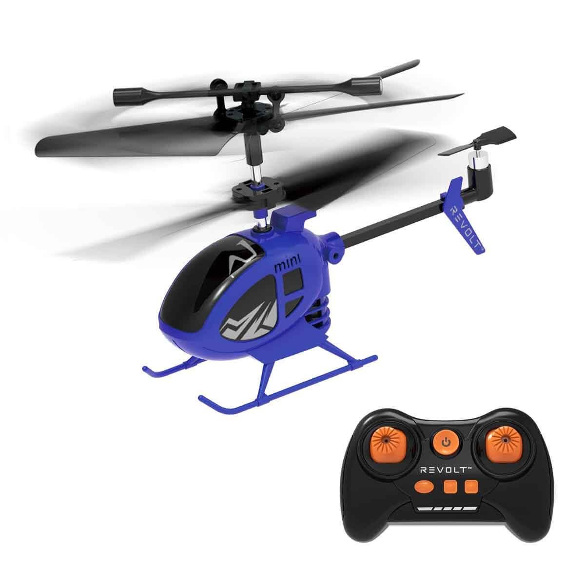 Kumandalı Arabalar, Sunman, USB Şarjlı Uzaktan Kumandalı 3 Kanal Mini Helikopter 08265 Mavi