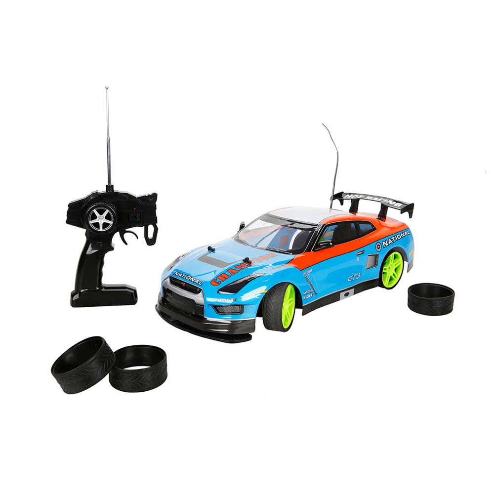 Kumandalı Arabalar, Sunman, Uzaktan Kumandalı Drift Function Araba 1:10 13571 National Mavi