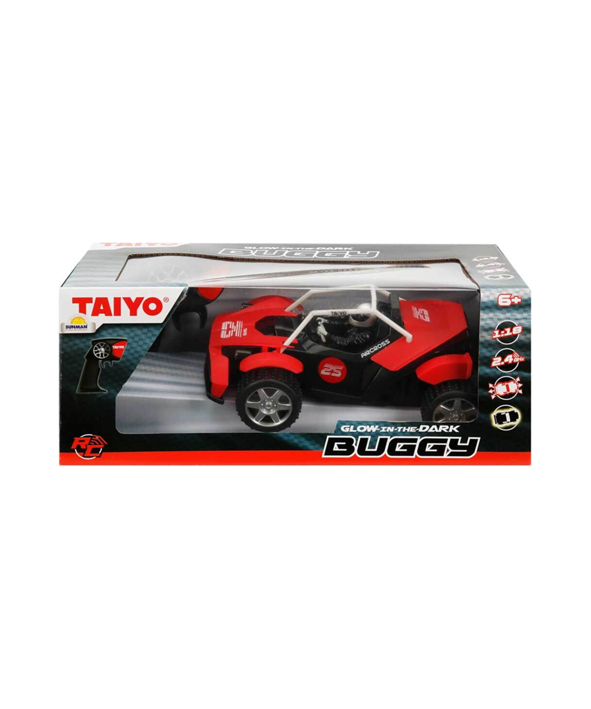 Kumandalı Arabalar, Sunman, Uzaktan Kumandalı Full Fonksiyonlu Buggy Araba 11597 Kırmızı