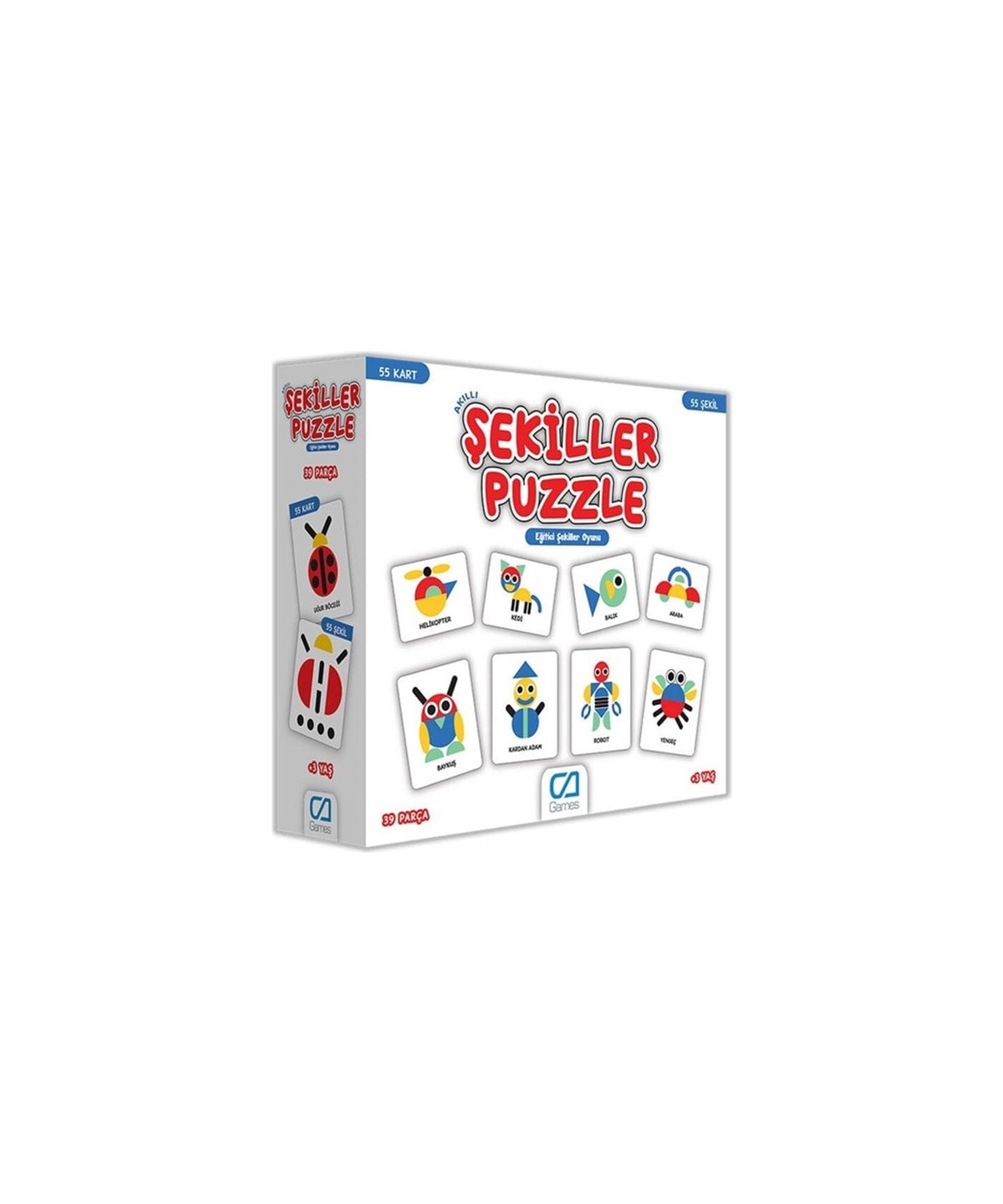 Kutu Oyunları, CA Games, CA Games 5114 Şekiller Puzzle