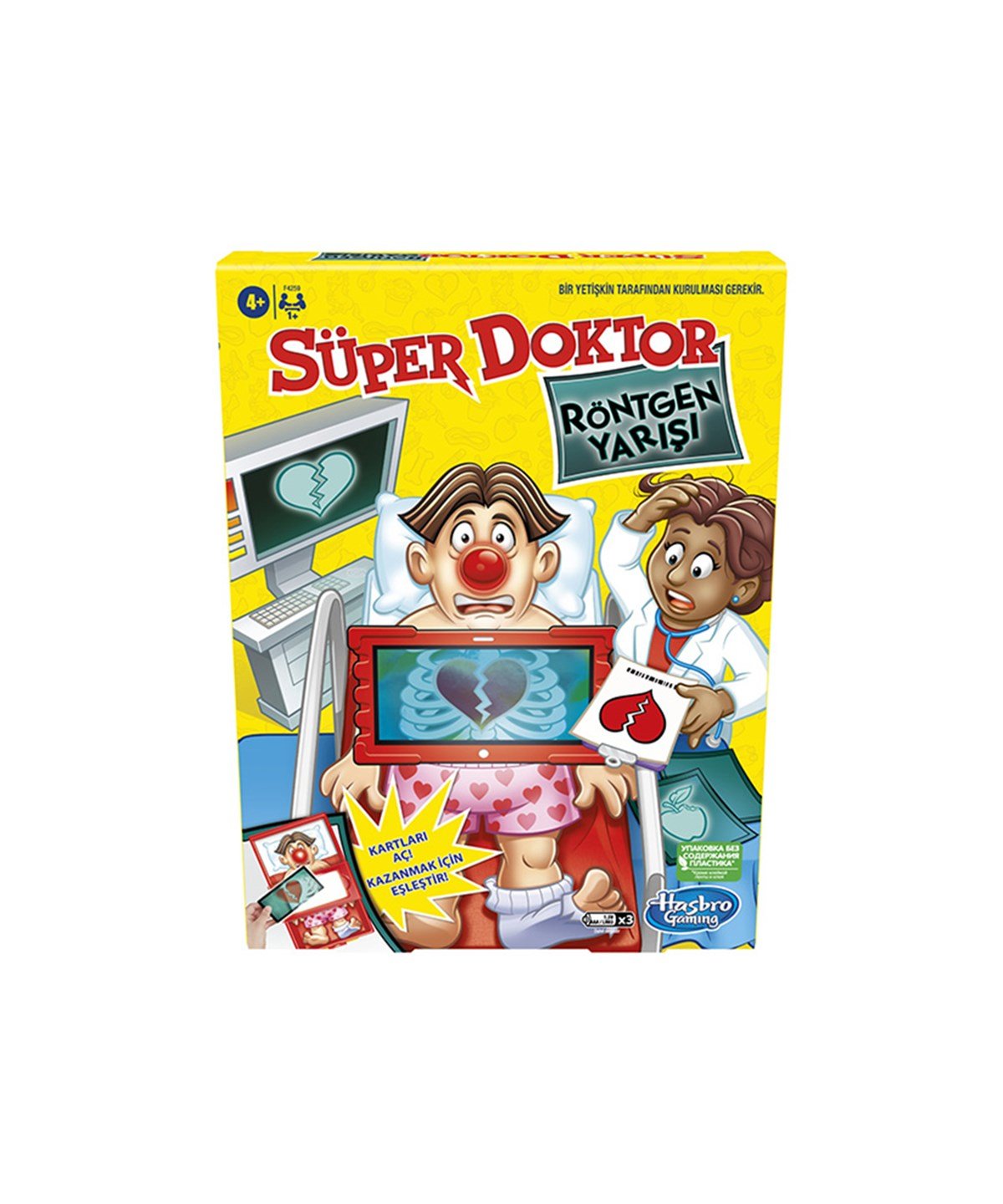 Kutu Oyunları, HASBRO GAMİNG, Hasbro Süper Doktor Röntgen Yarışı F4259