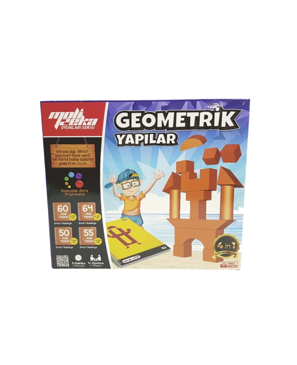Kutu Oyunları, Moli Toys, Moli Geometrik Yapılar – Akıl ve Zeka Oyunu
