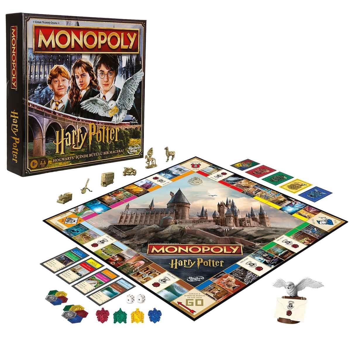 Kutu Oyunları, Hasbro, Monopoly Harry Potter F9422