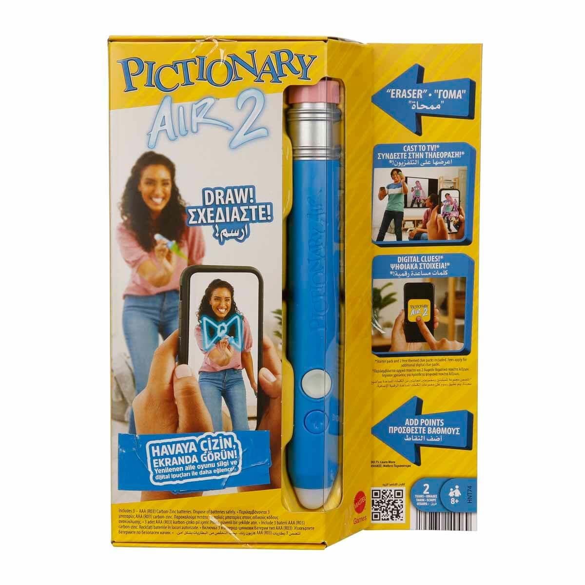 Kutu Oyunları, Hasbro, Pictionary Air 2 Aile Çizim Oyunu HNT74