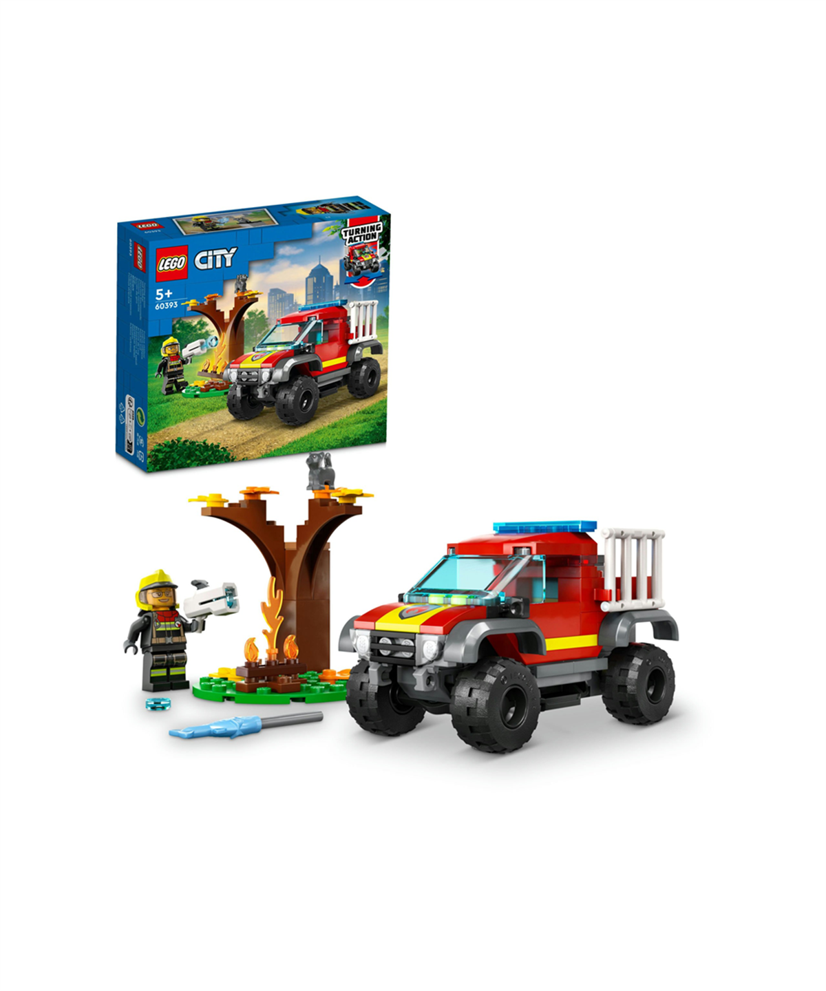 Lego City, Lego, LEGO City 4x4 İtfaiye Kamyonu Kurtarma Operasyonu 60393