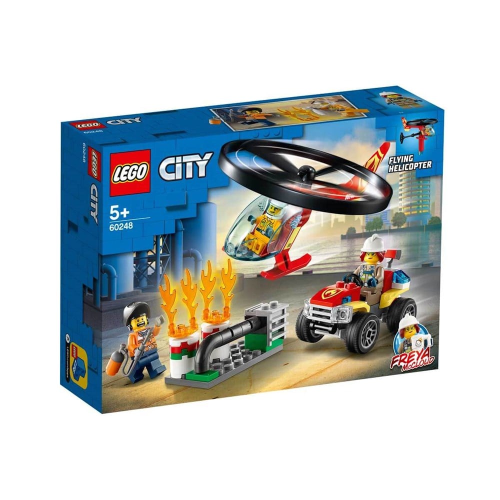 Lego City, Lego, LEGO City Fire İtfaiye Helikopteri Müdahalesi Lego Seti 93 Parça 60248