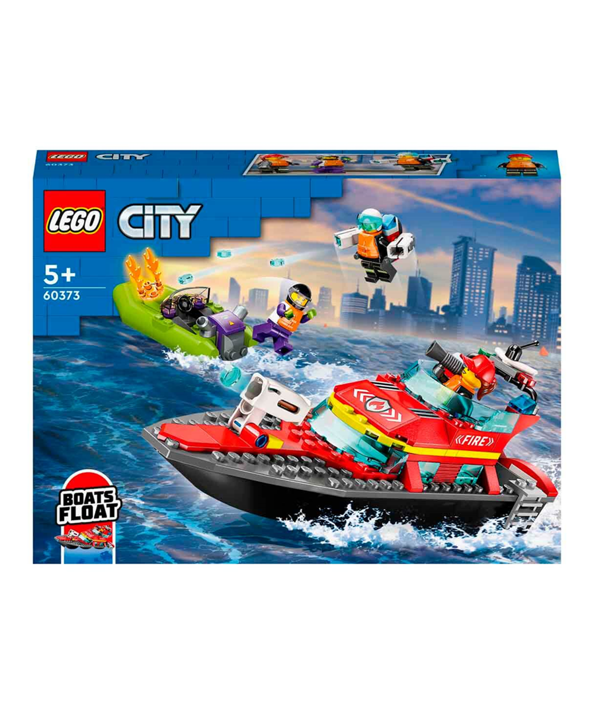 Lego City, Lego, LEGO City İtfaiye Kurtarma Teknesi 60373