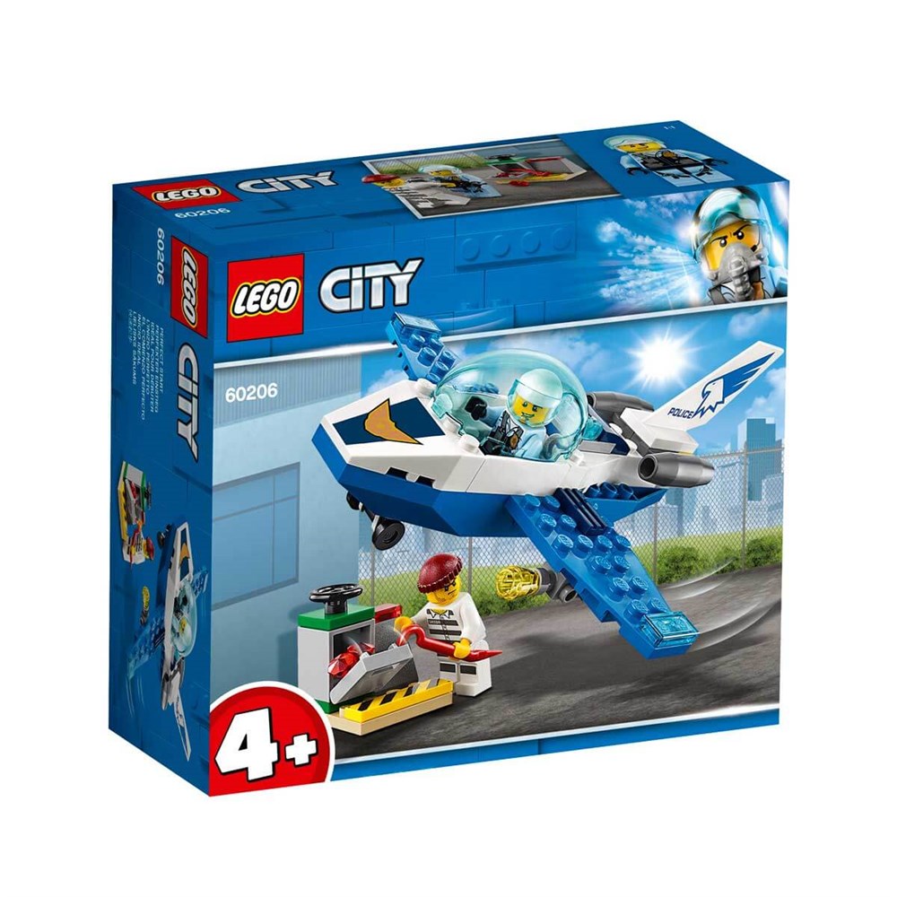 Lego City, Lego, LEGO City Police Gökyüzü Polisi Jet Devriye Lego Seti 54 Parça-60206