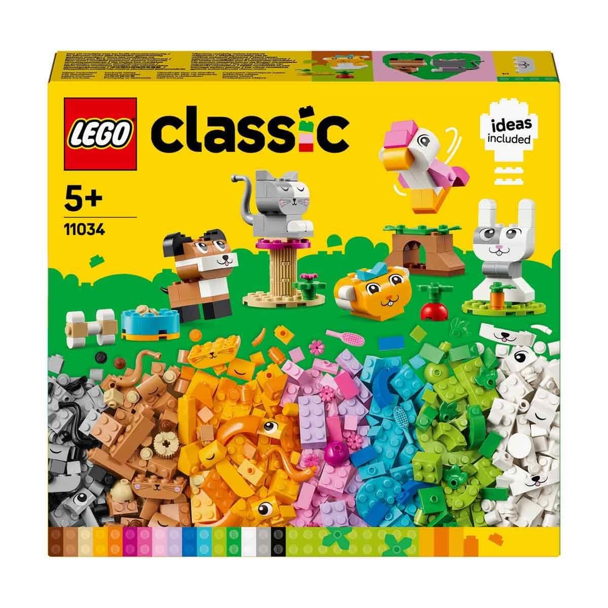 Lego Classic, Lego, LEGO Classic Yaratıcı Evcil Hayvanlar 450 Parça 11034