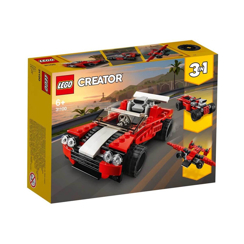 Lego Creator, Lego, LEGO Creator Spor Araba Seti 134 Parça 31100